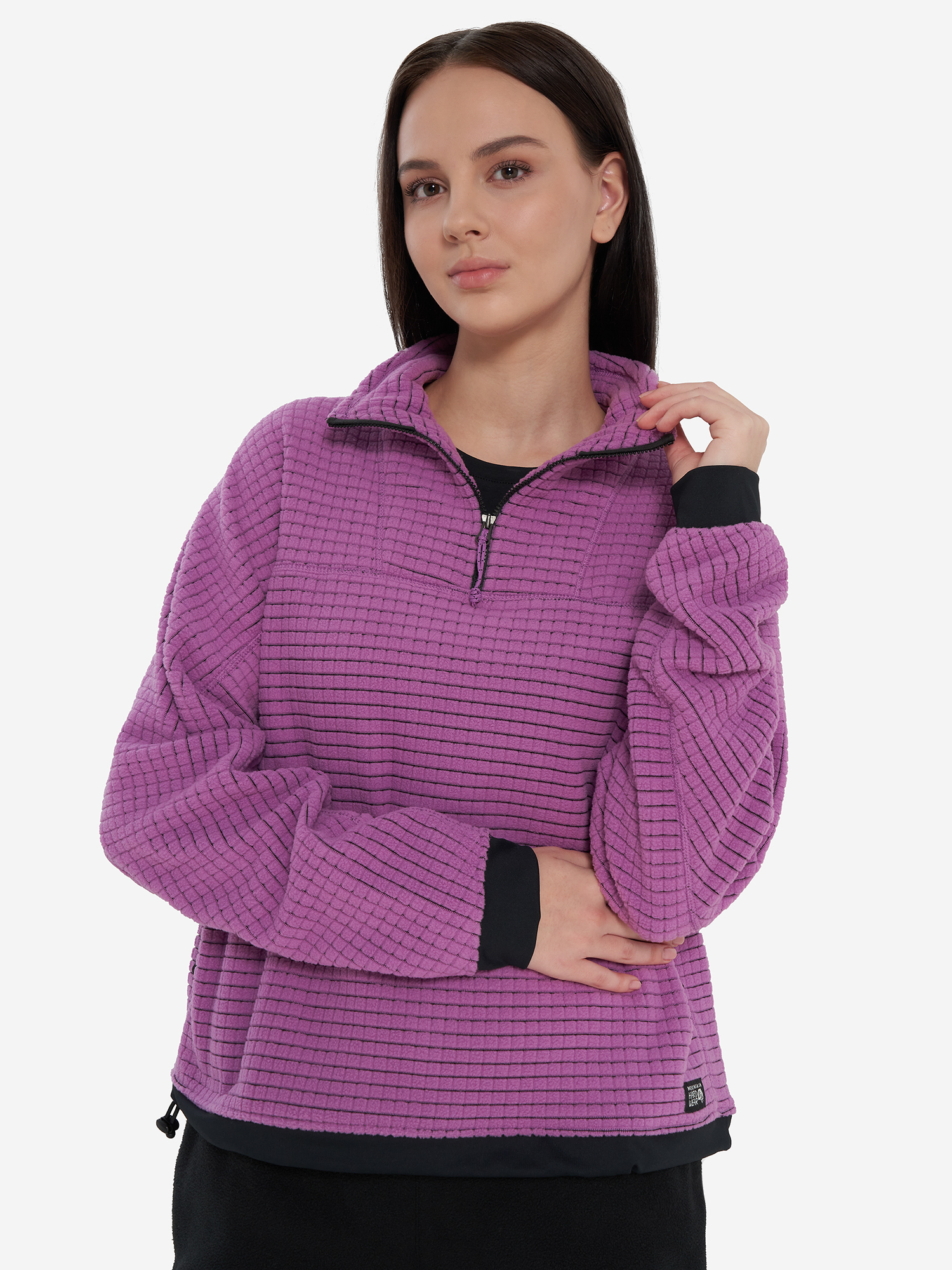 

Свитшот женский Mountain Hardwear Summit Grid Big Grid Half Zip, Розовый