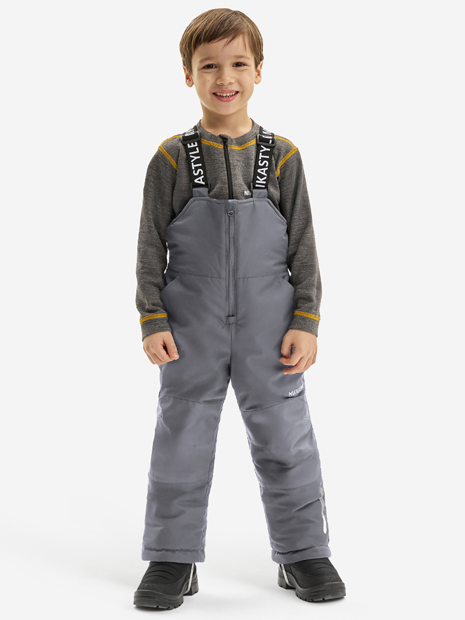 Изображение товара Полукомбинезон NIKASTYLE серый для зимних путешествий