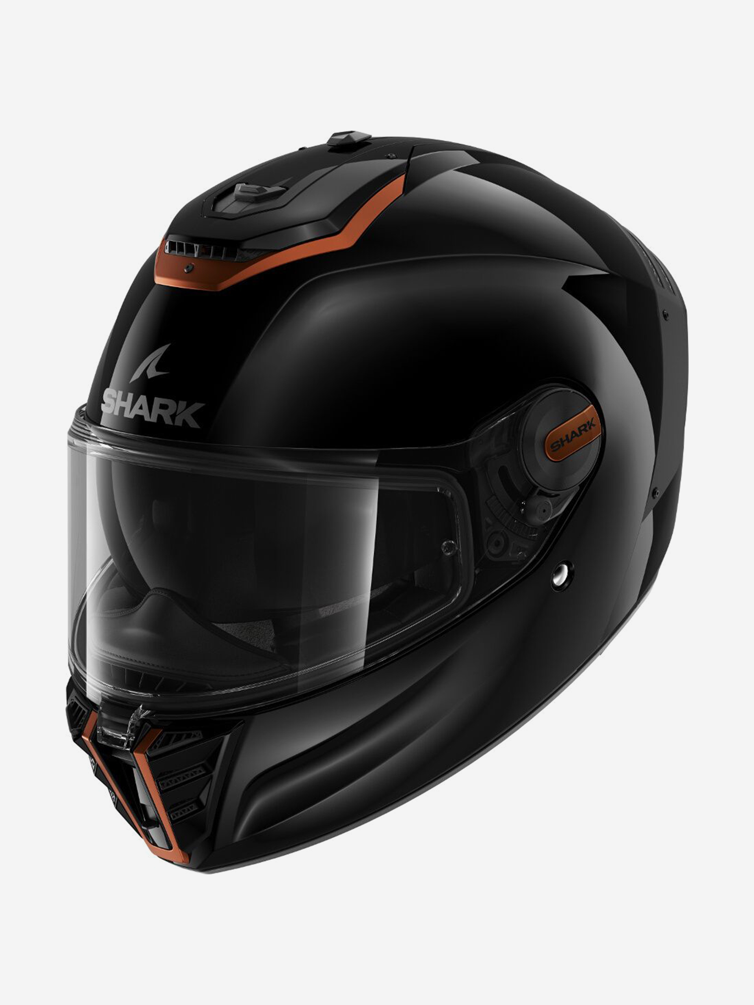 

Мотошлем интеграл Shark SPARTAN RS BLANK SP Black/Copper/Black, Черный
