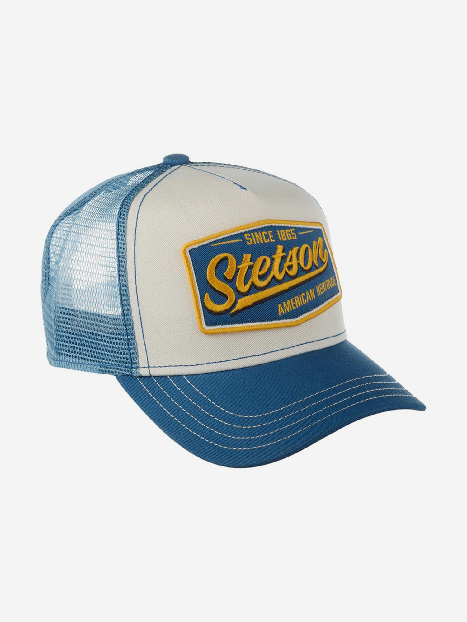 Бейсболка с сеточкой STETSON 7761122 TRUCKER CAP VINTAGE (синий), Синий 02-795XDOXS9Z-06, размер Без размера - фото 2