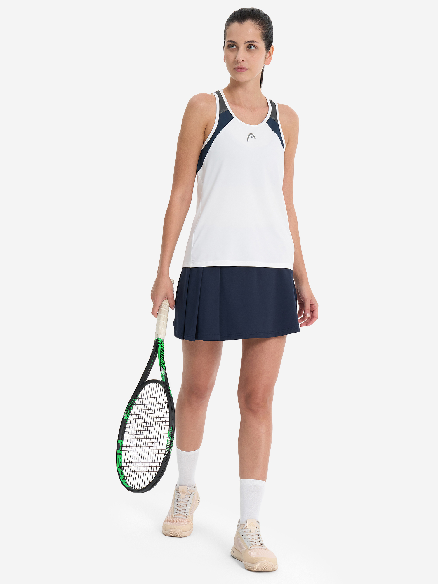 фото Майка женская head club, белый