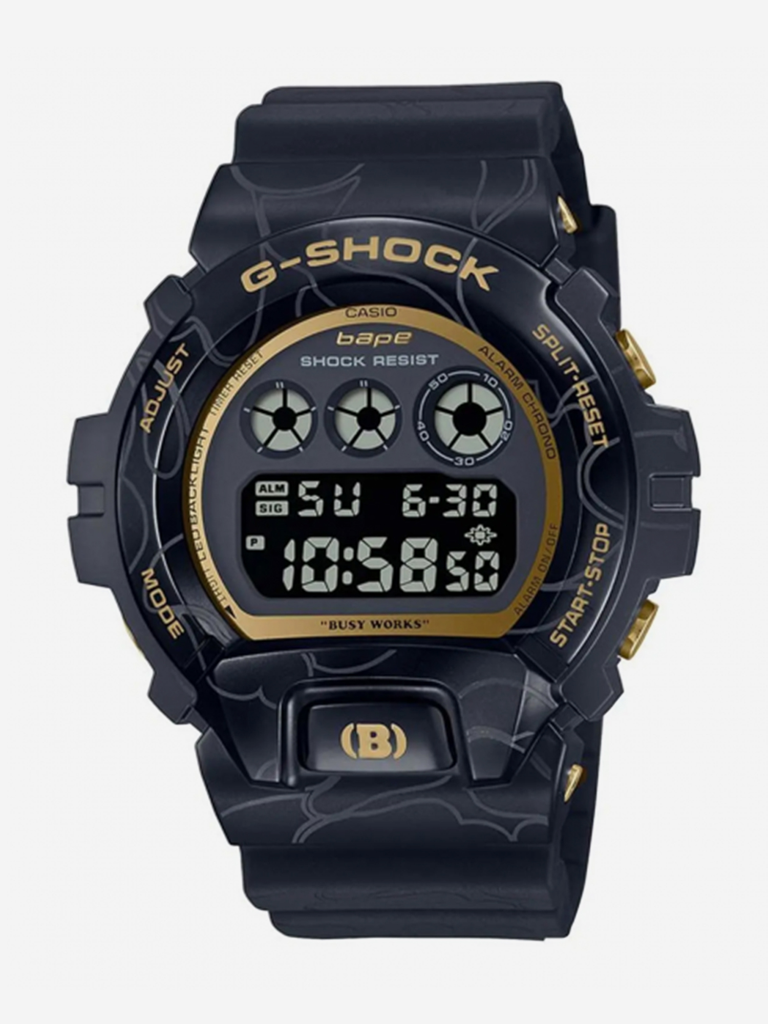 

Спортивные часы Casio GM-6900BAPE-1E, Черный