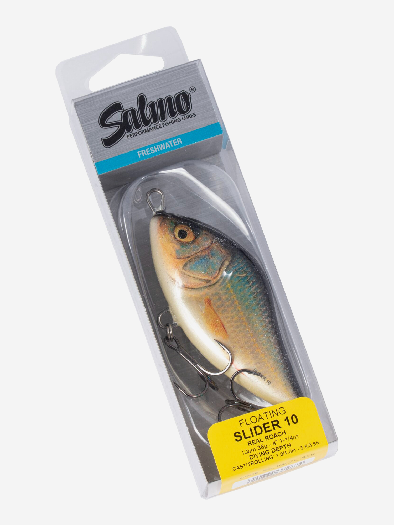 

Воблер плавающий джеркбейт Salmo SLIDER F /RR, Мультицвет