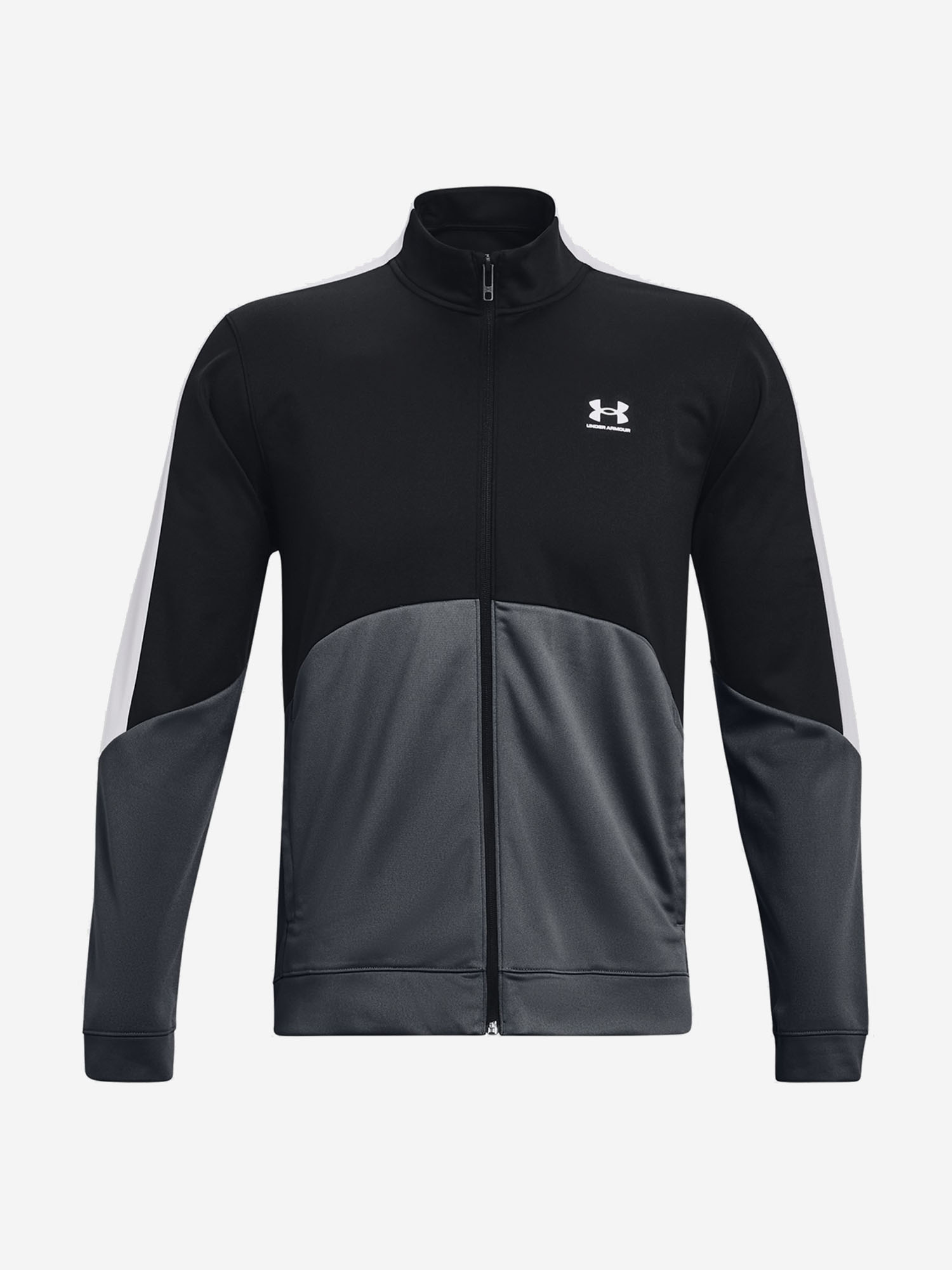 Олимпийка мужская UNDER ARMOUR UA Tricot Fashion Jacket-BLK, Черный 1373791PFTDU0F-001, размер 54-56 - фото 2