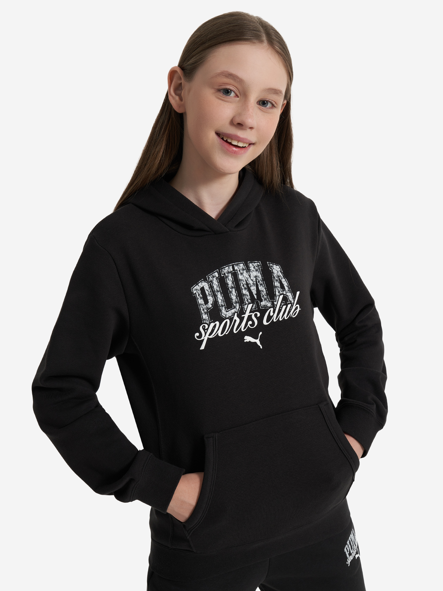 

Худи для девочек PUMA Classic, Черный