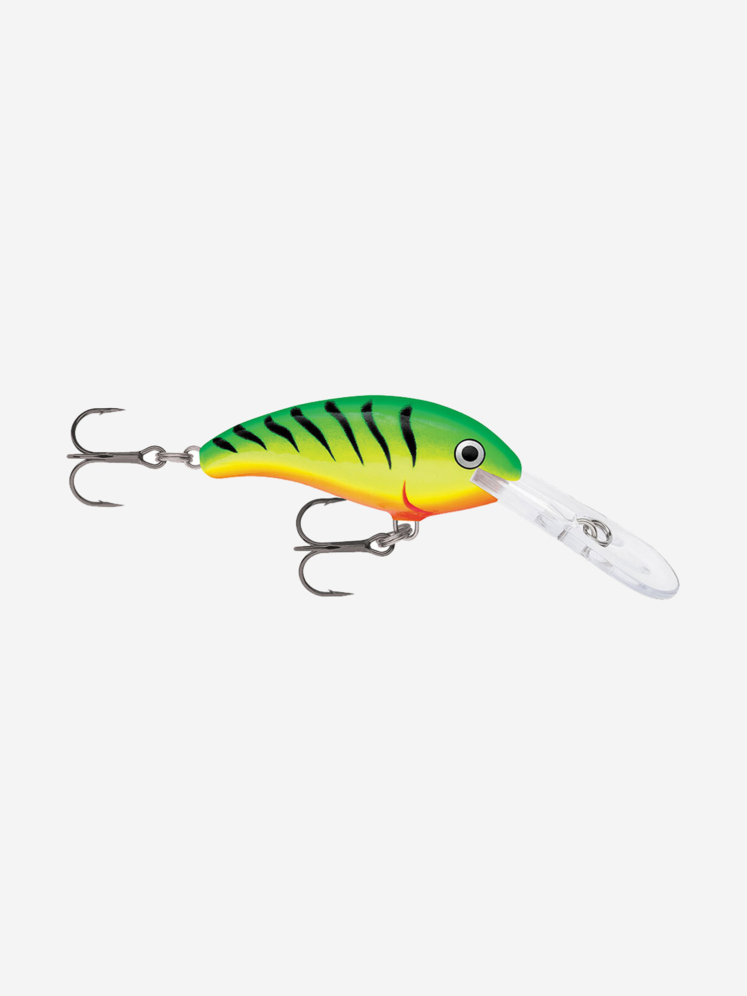 Воблер для рыбалки RAPALA Shad Dancer 04, 4см, 5гр, цвет FT, плавающий, Зеленый