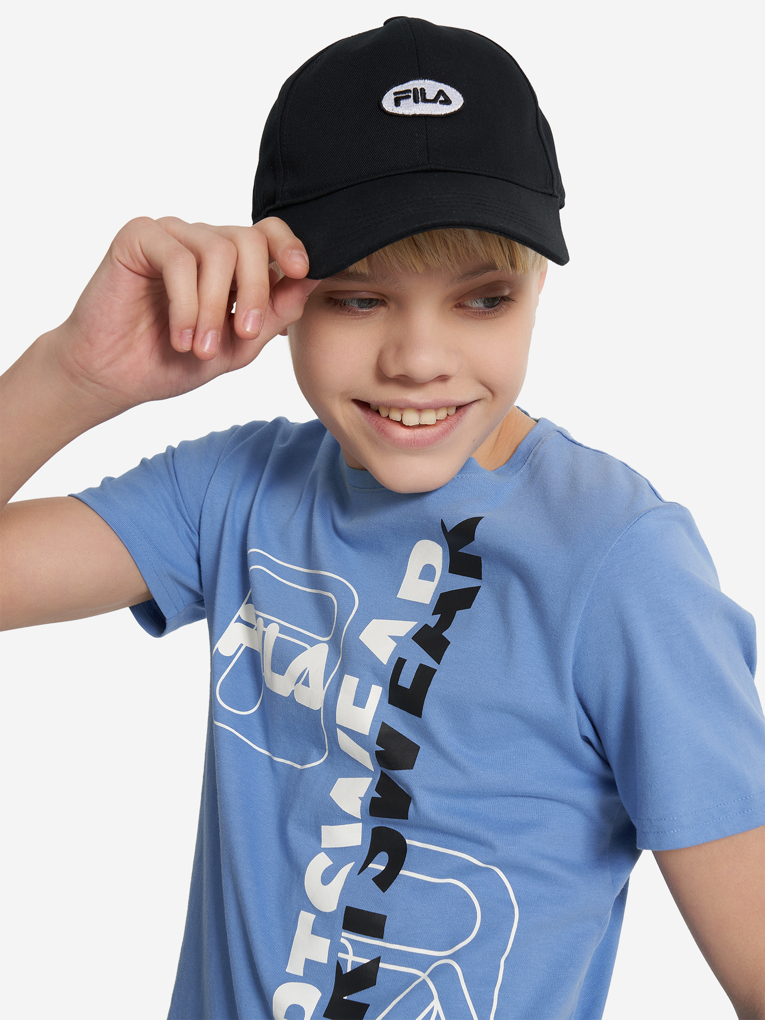

Бейсболка для мальчиков FILA, Черный