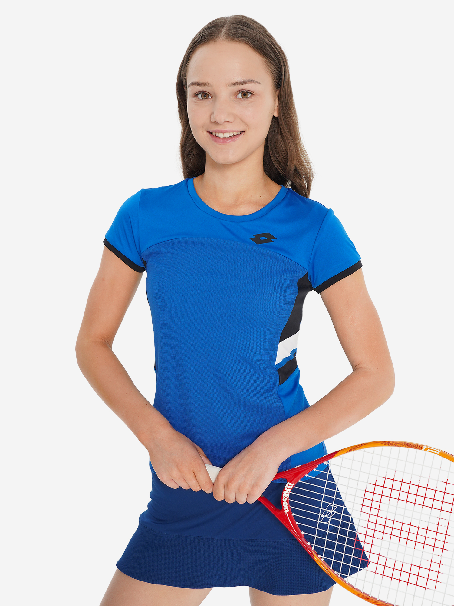 

Футболка для девочек Lotto Squadra, Синий