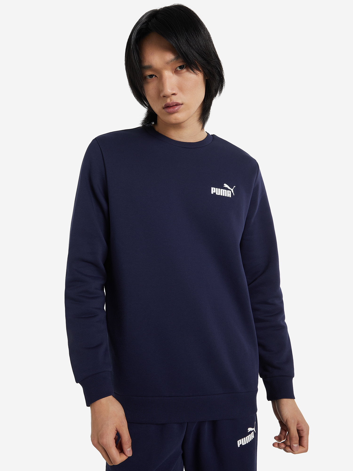 

Свитшот мужской PUMA ESS Small Logo Crew, Синий