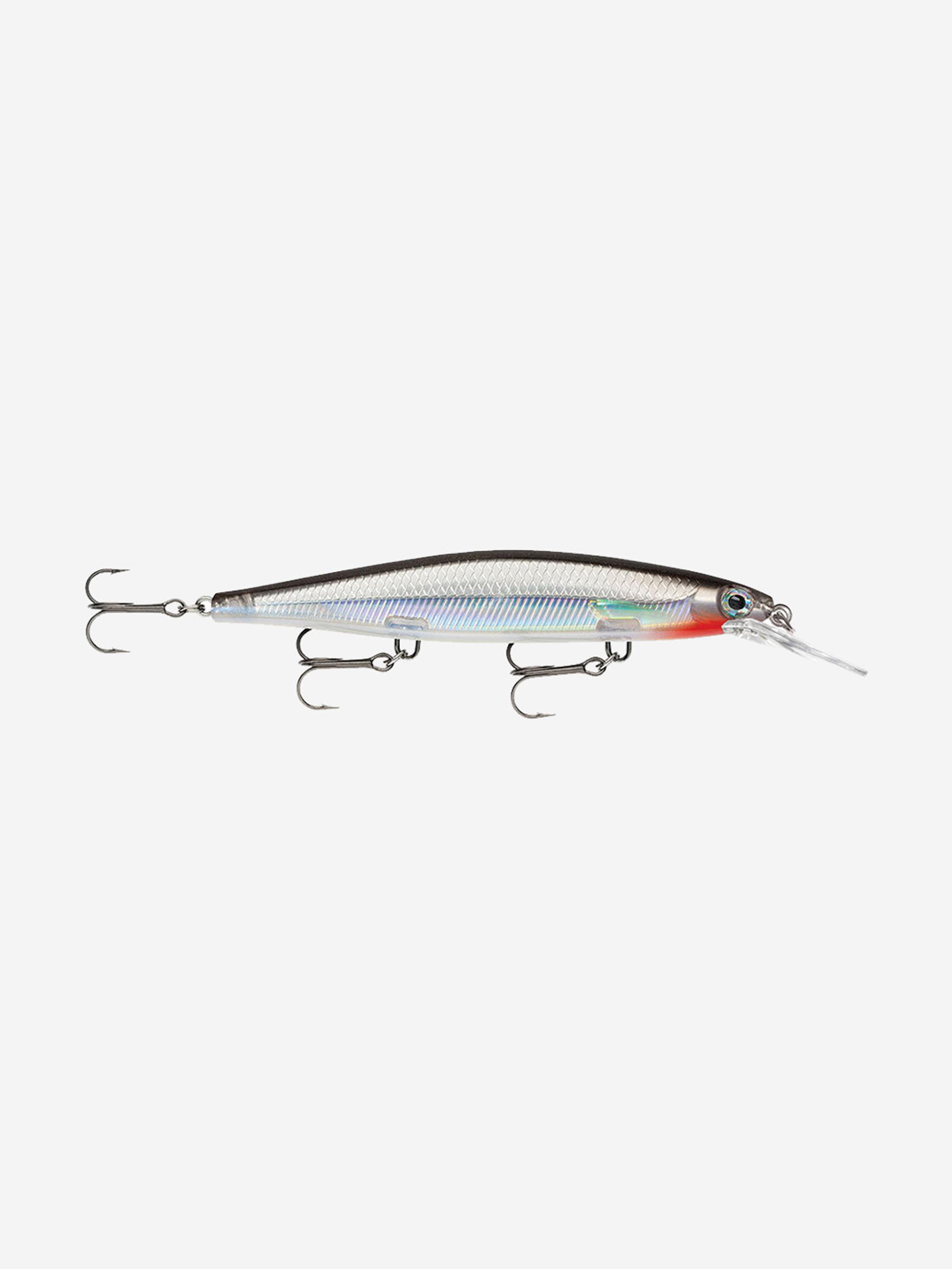 

Воблер для рыбалки RAPALA Shadow Rap Deep 11, 11см, 13гр, цвет S, медленно тонущий, Серый