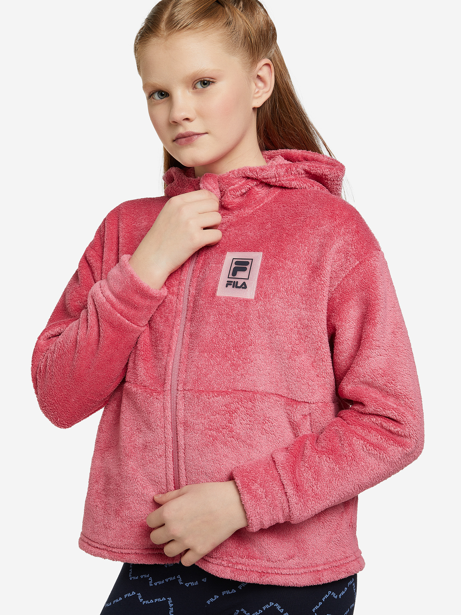 

Джемпер флисовый для девочек FILA, Розовый