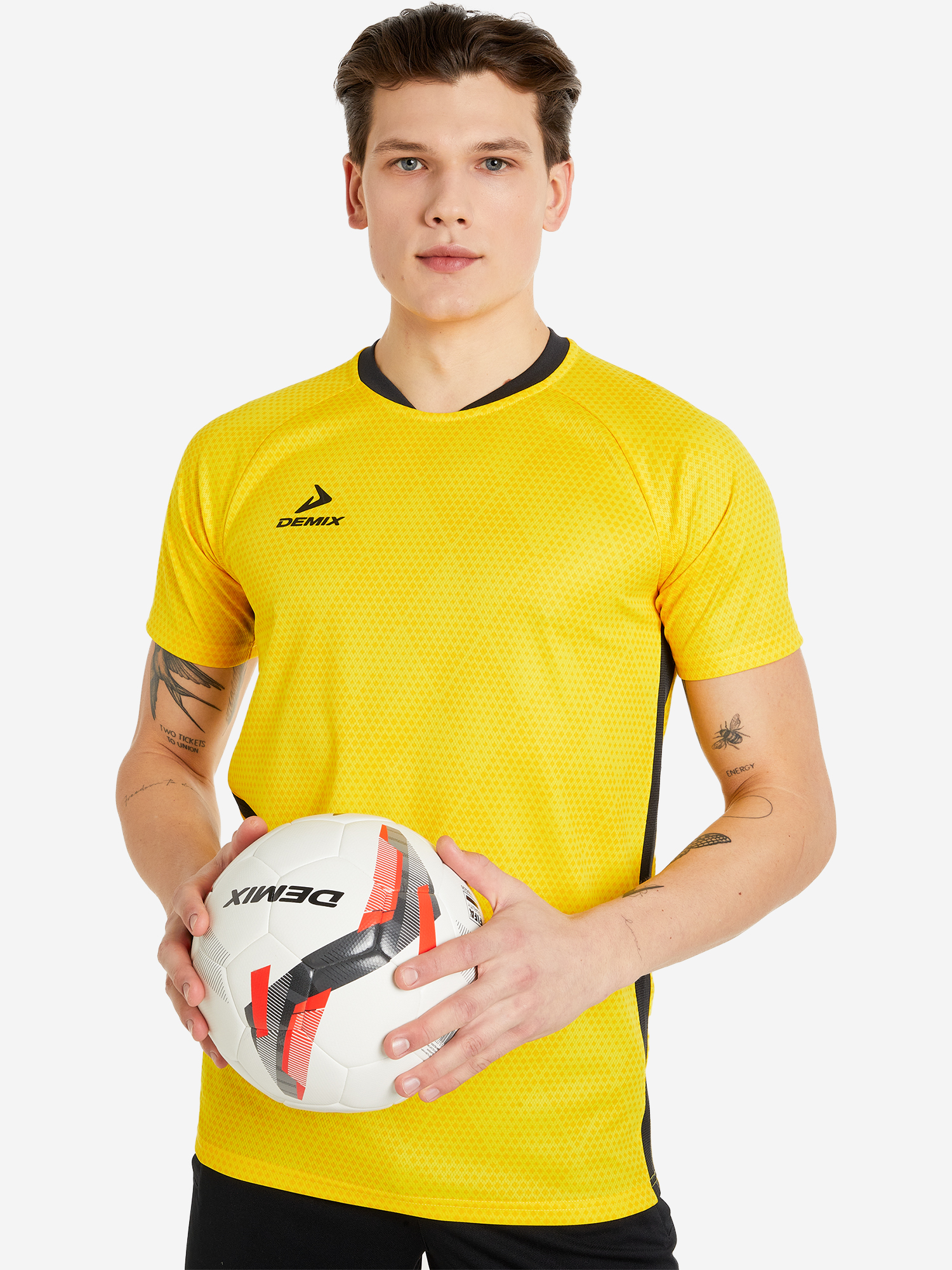 Футболка мужская Demix Strike, Желтый футболка мужская demix pace желтый