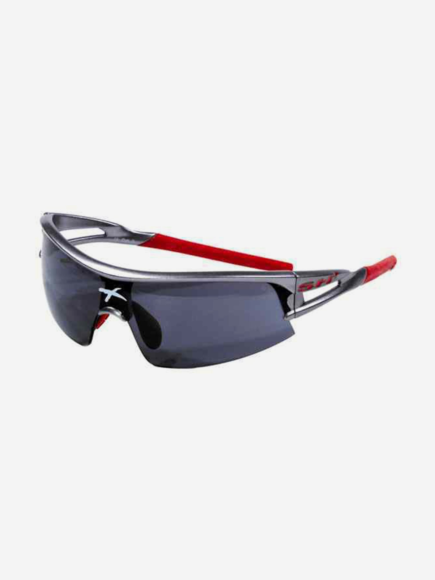 Спортивные очки SH+ RG 4600 Small Face gun metal/red (+2 доп. линзы), Серебряный