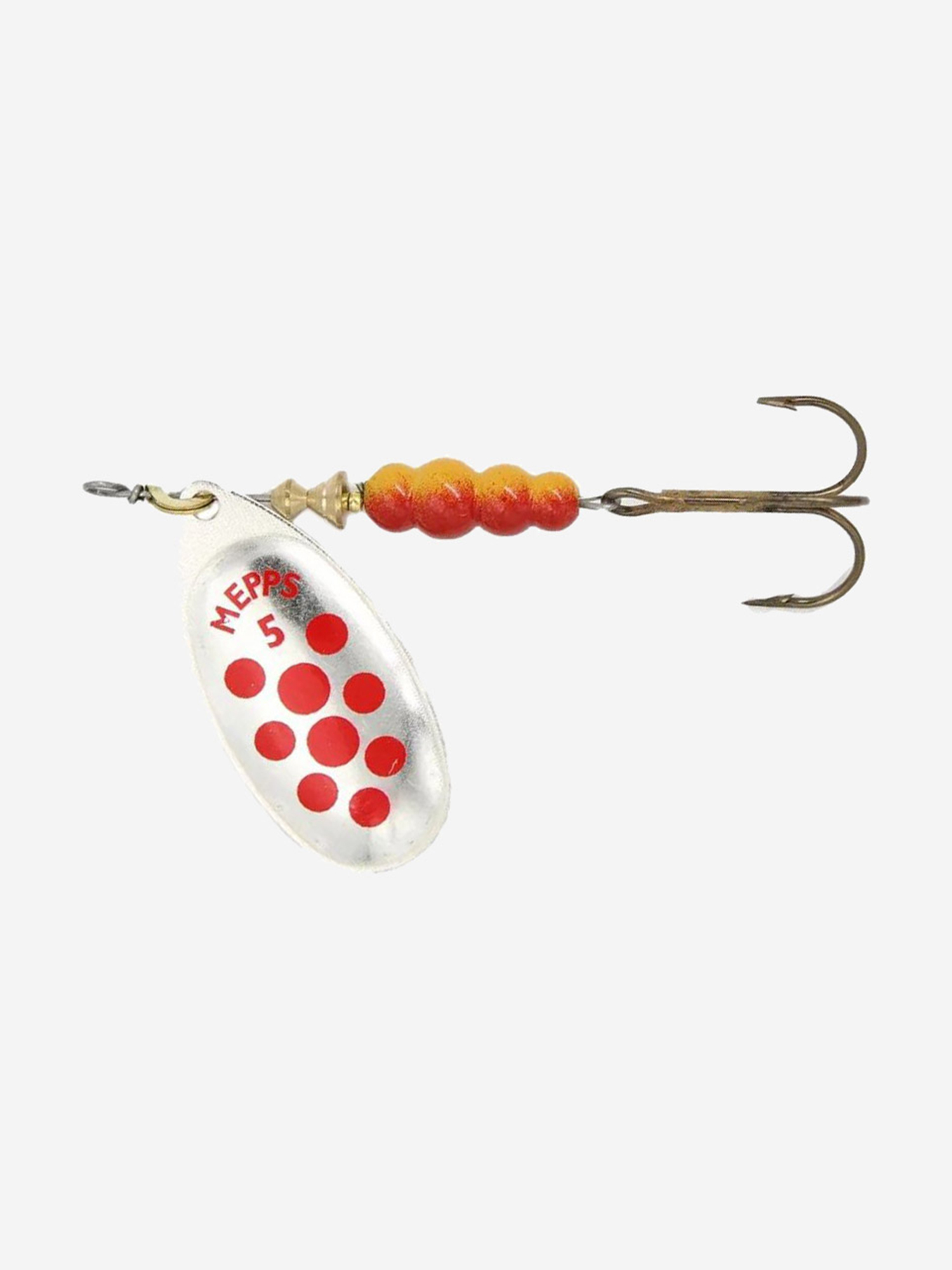 

Блесна для рыбалки вертушка Mepps AGLIA PTS, , SILVER/Red, 1 штука, Серебряный