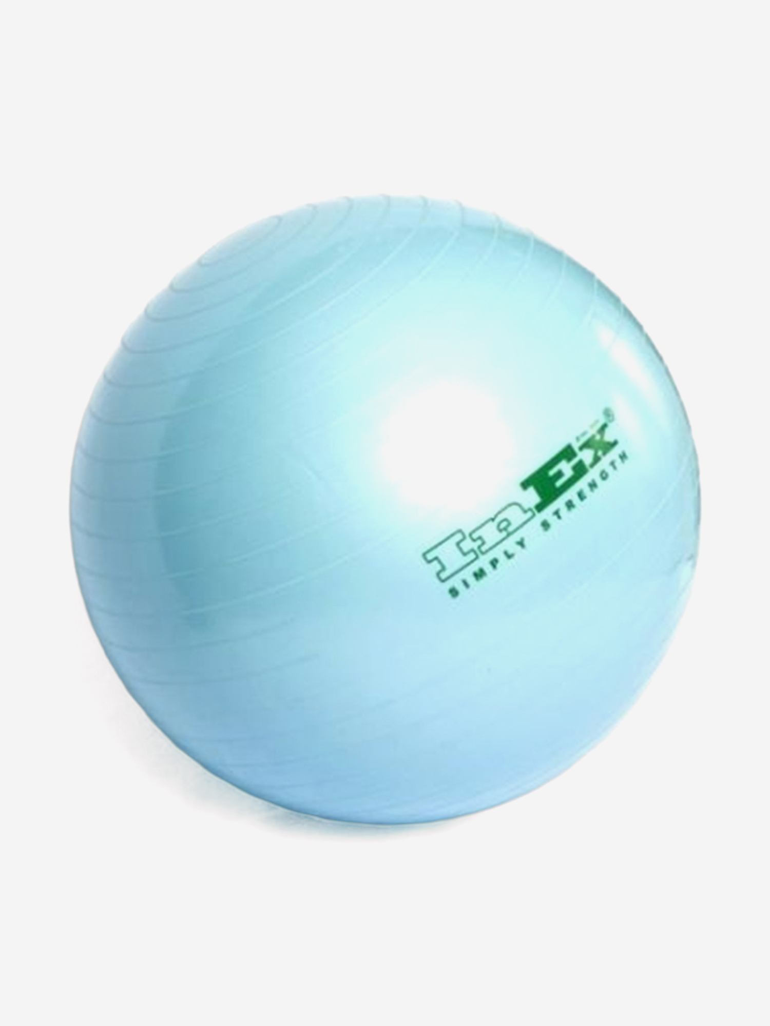 Изображение товара Гимнастический мяч Swiss Ball INEX голубой 55 см для фитнеса и гимнастики