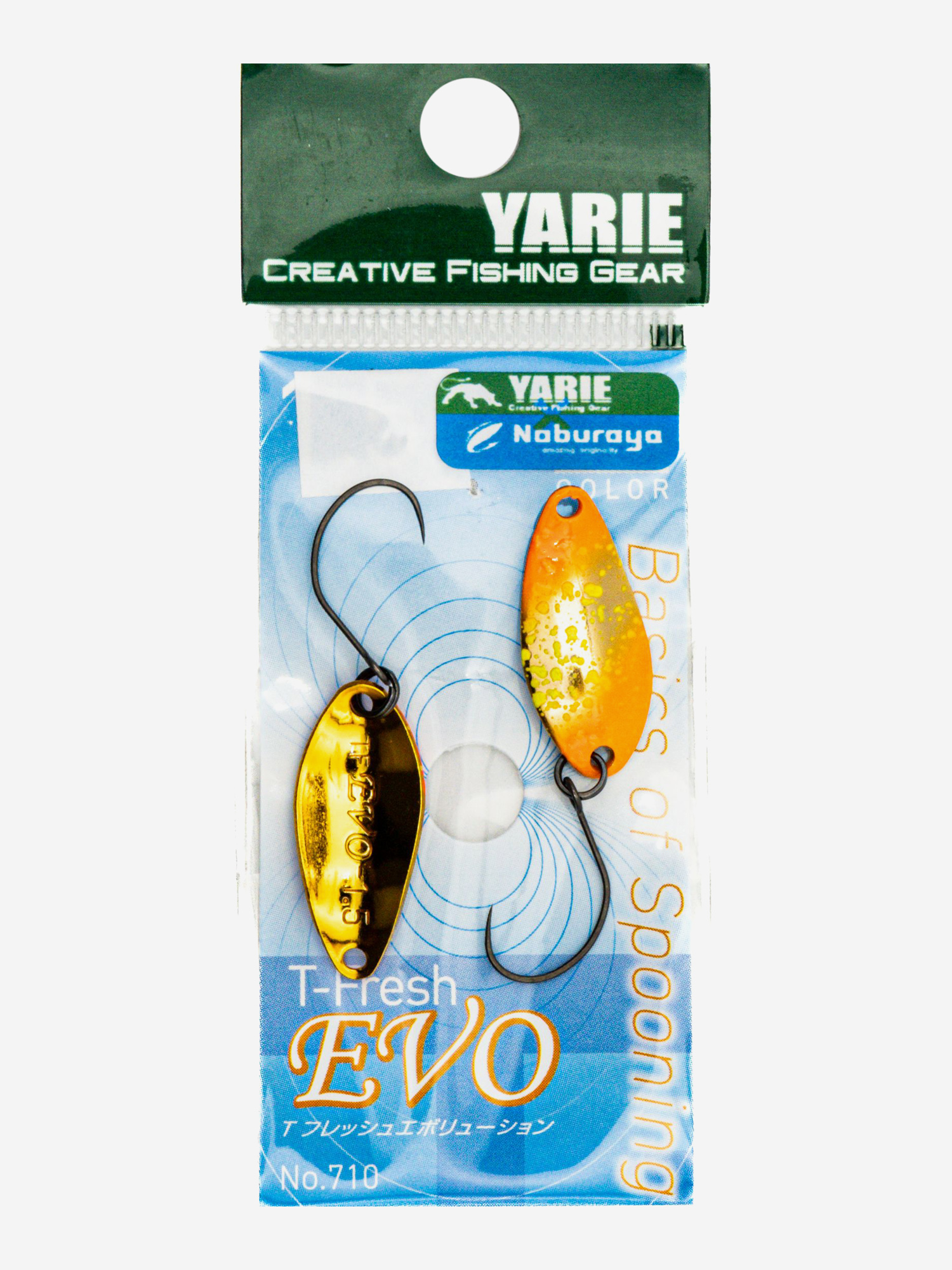 

Блесна Yarie №710 T-Fresh EVO,  гр, Split Orange, Мультицвет