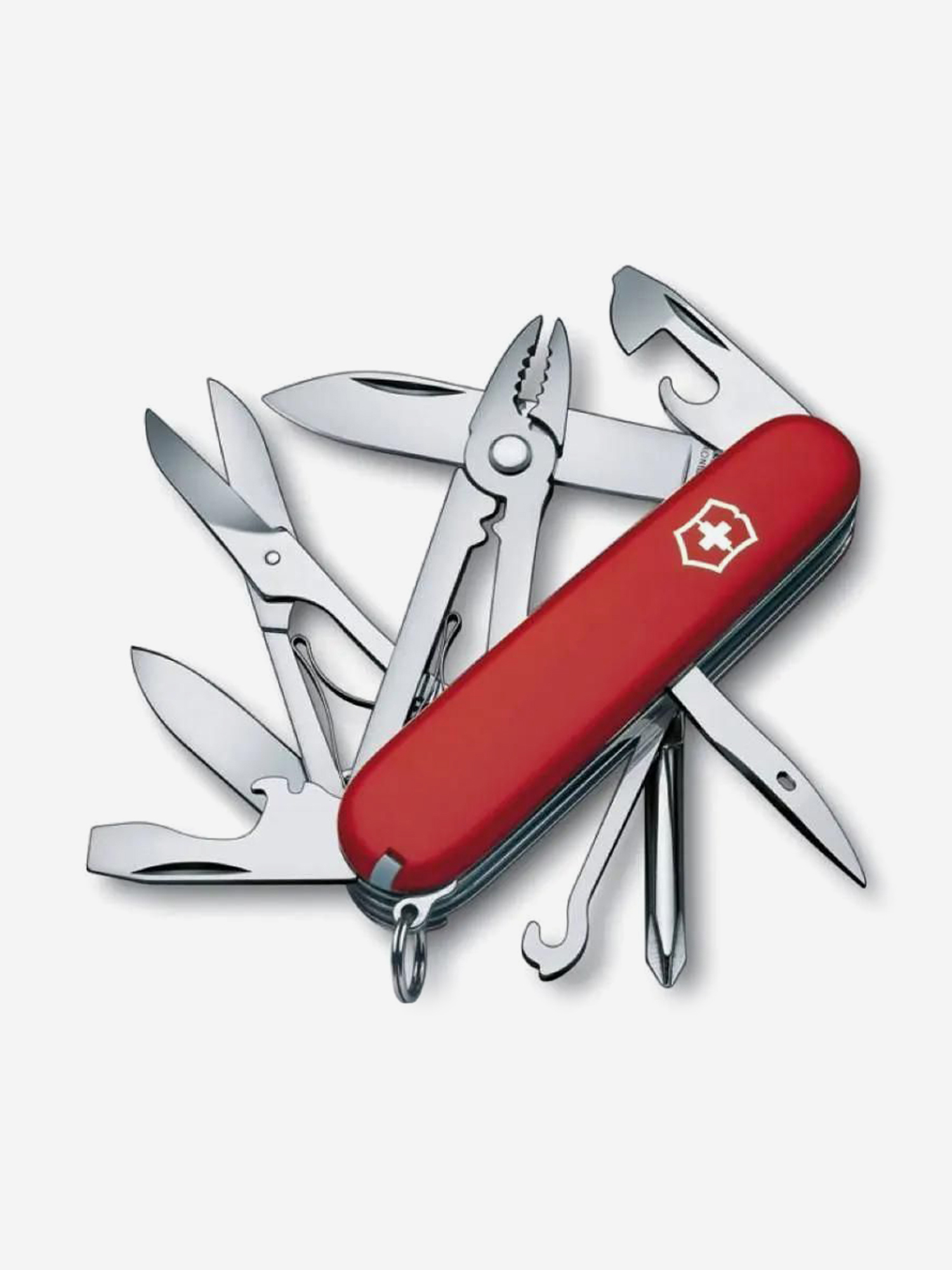 

Складной нож Victorinox Deluxe Tinker, функций: 17, 91мм, красный , коробка картонная, 1.4723, Красный