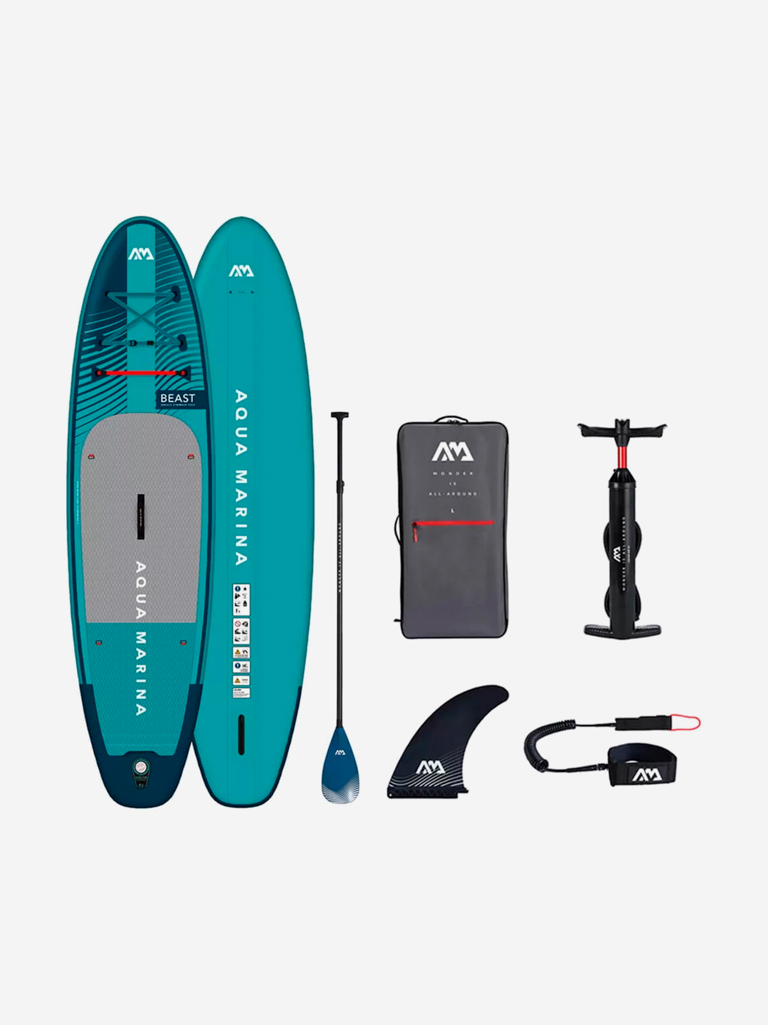 

Сапборд надувной Aqua Marina Beast (Aqua Splash) 10.6x32x6 2025,  см, Голубой