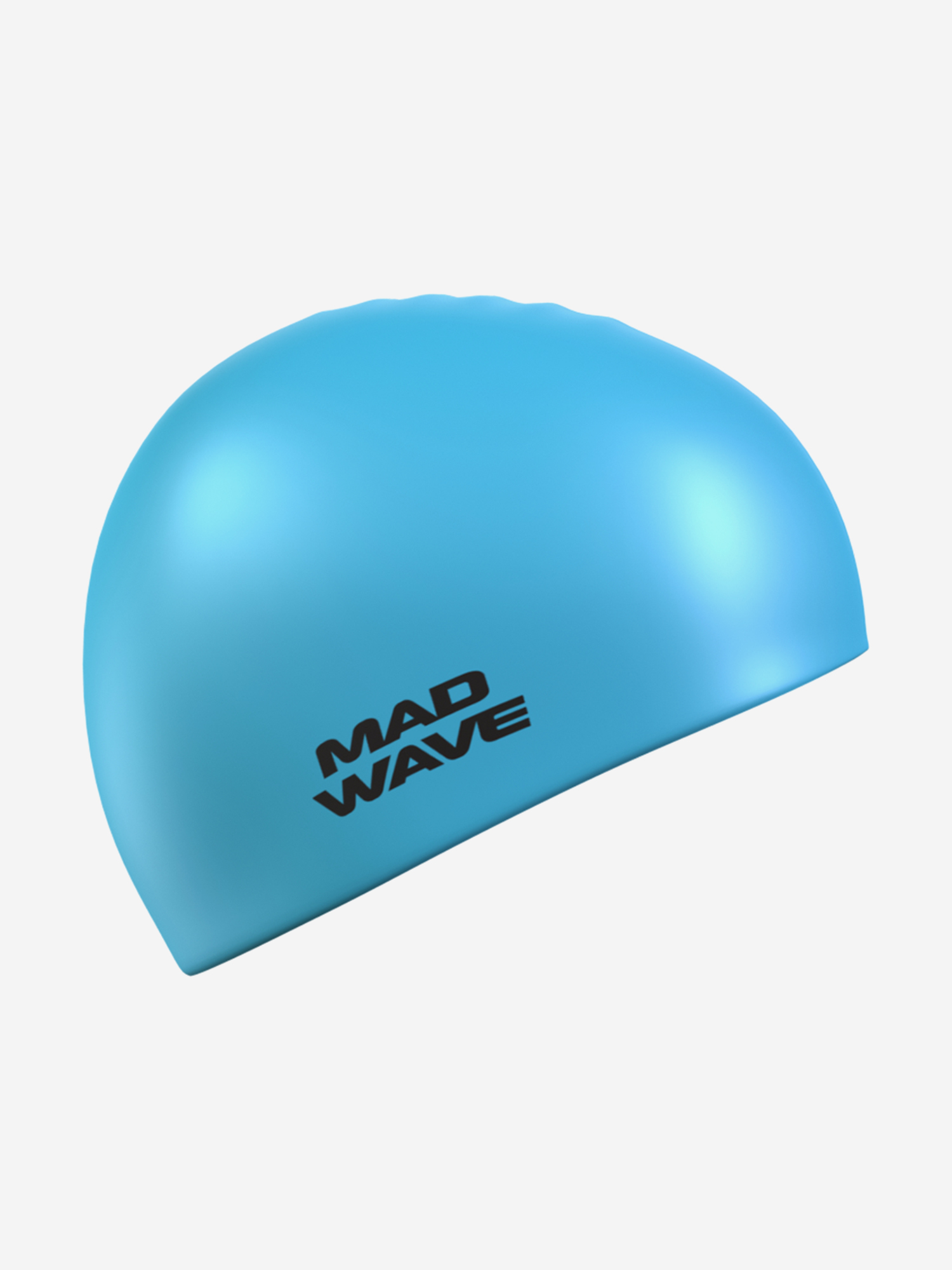 

Шапочка для плавания Mad Wave Light Silicone Solid, Голубой
