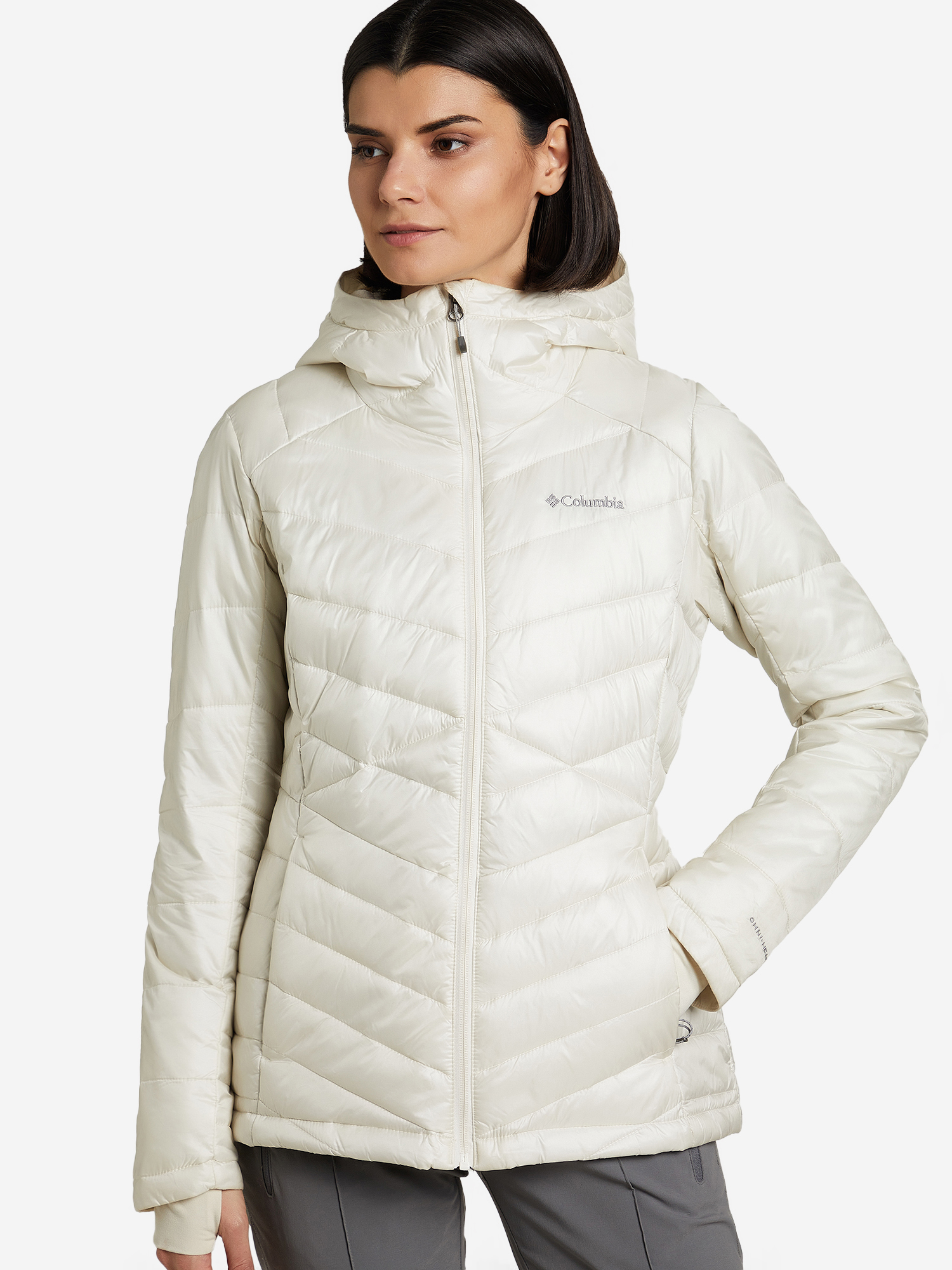 

Куртка утепленная женская Columbia Joy Peak Hooded Jacket, Бежевый