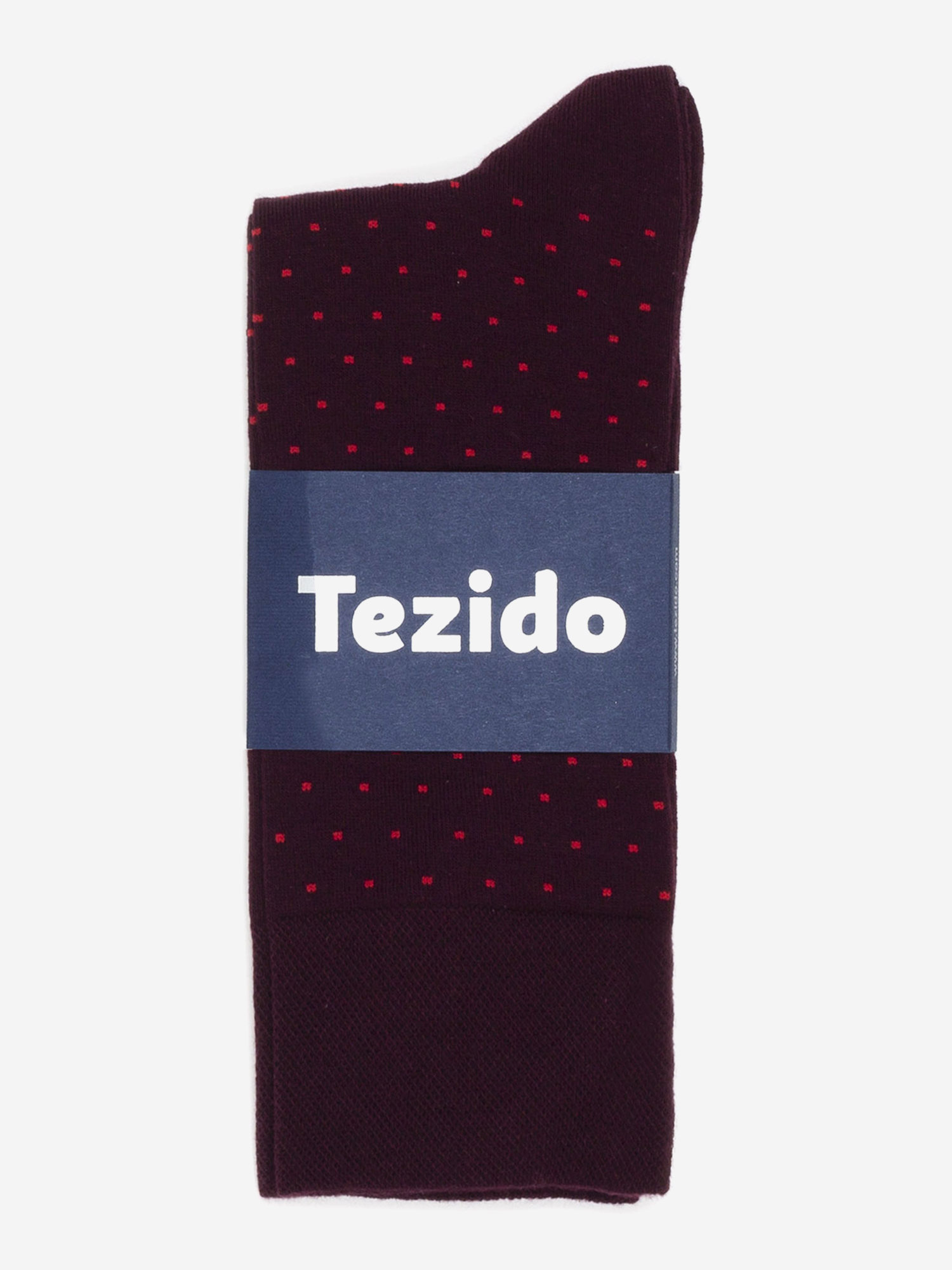 

Стильные мужские носки Tezido с горошинами, Красный