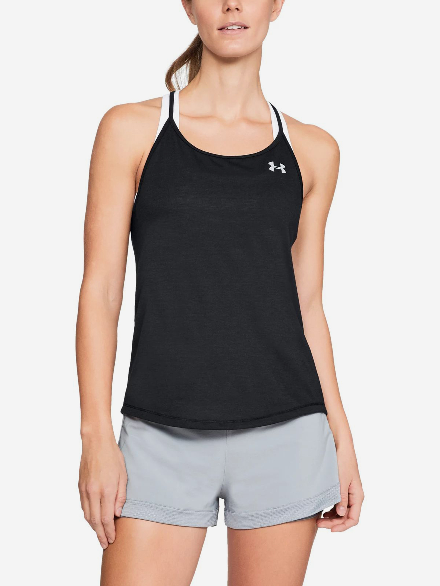 

Майка женская Under Armour Threadborne Swyft Strappy, Черный