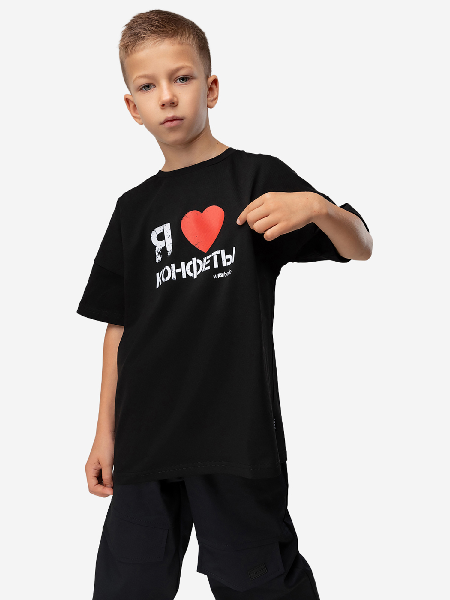 Изображение товара Футболка kids Bodo Смесовая кулирная гладь Рисунок