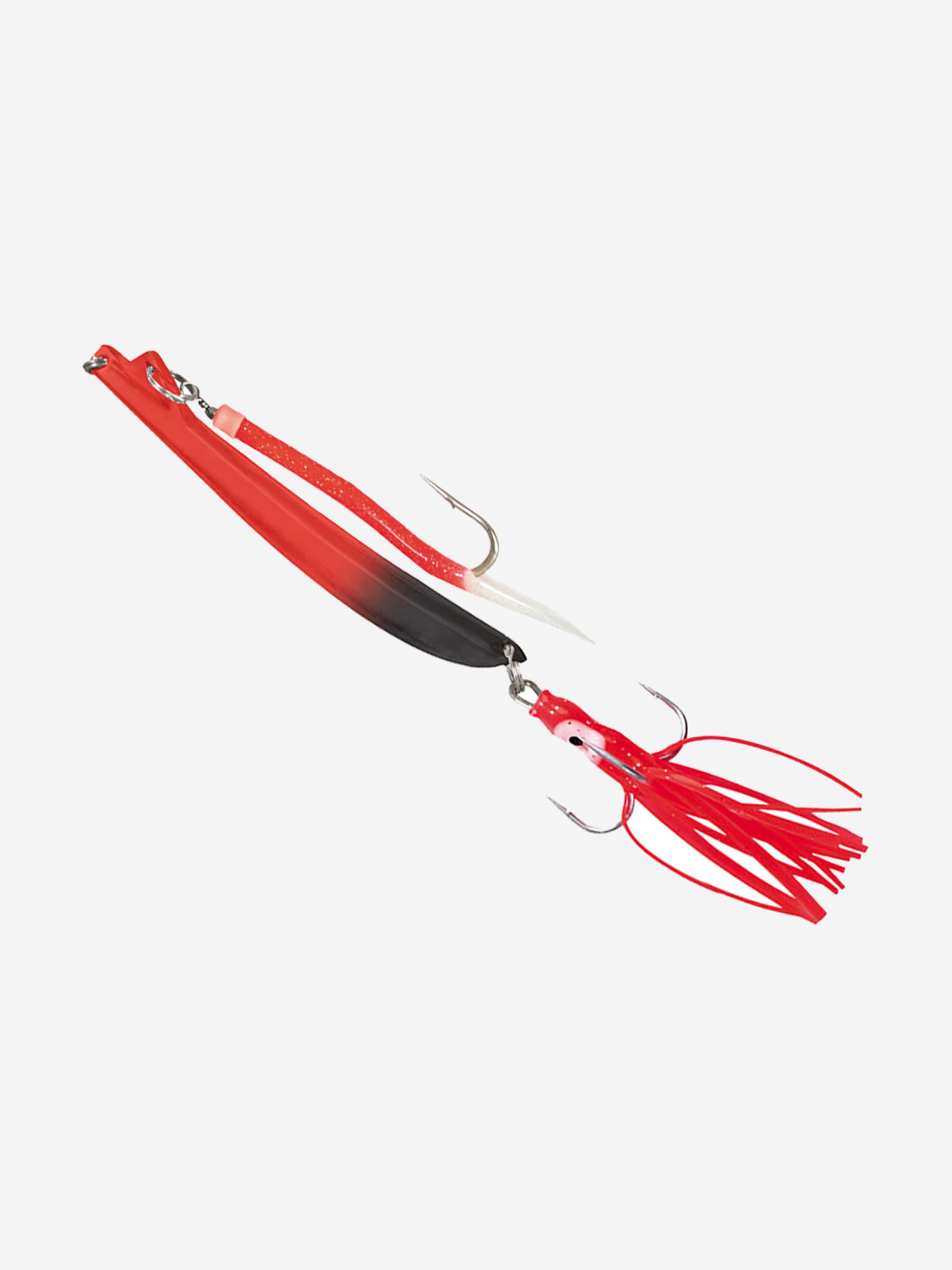 

Пилькер Stinger BiColor Pilk 500 g/грамм #3 Fl.Red-Black/GLOW #10 (приманка для морской рыбалки), Красный