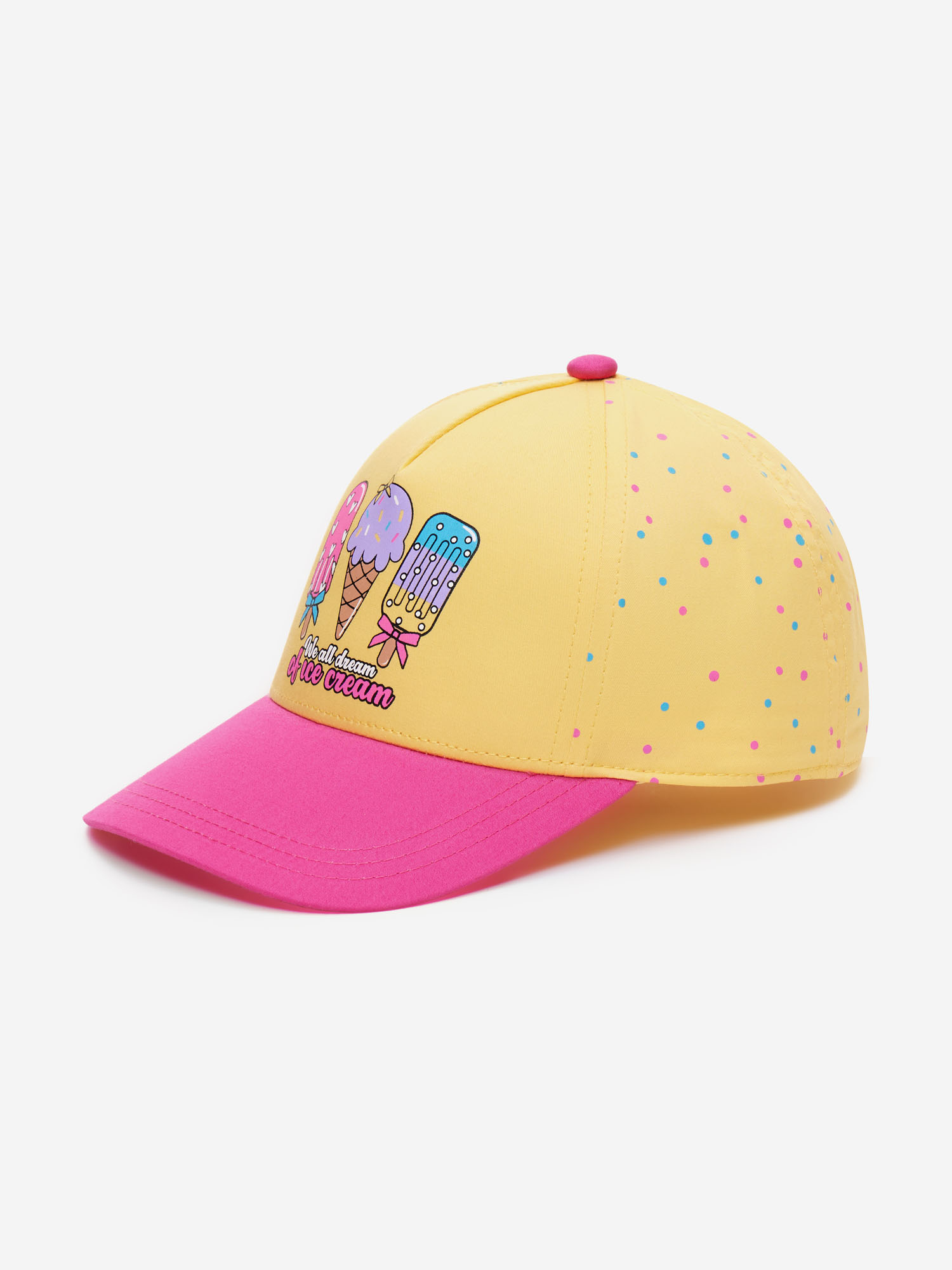 

Бейсболка для девочки TOTTI KIDS, Желтый