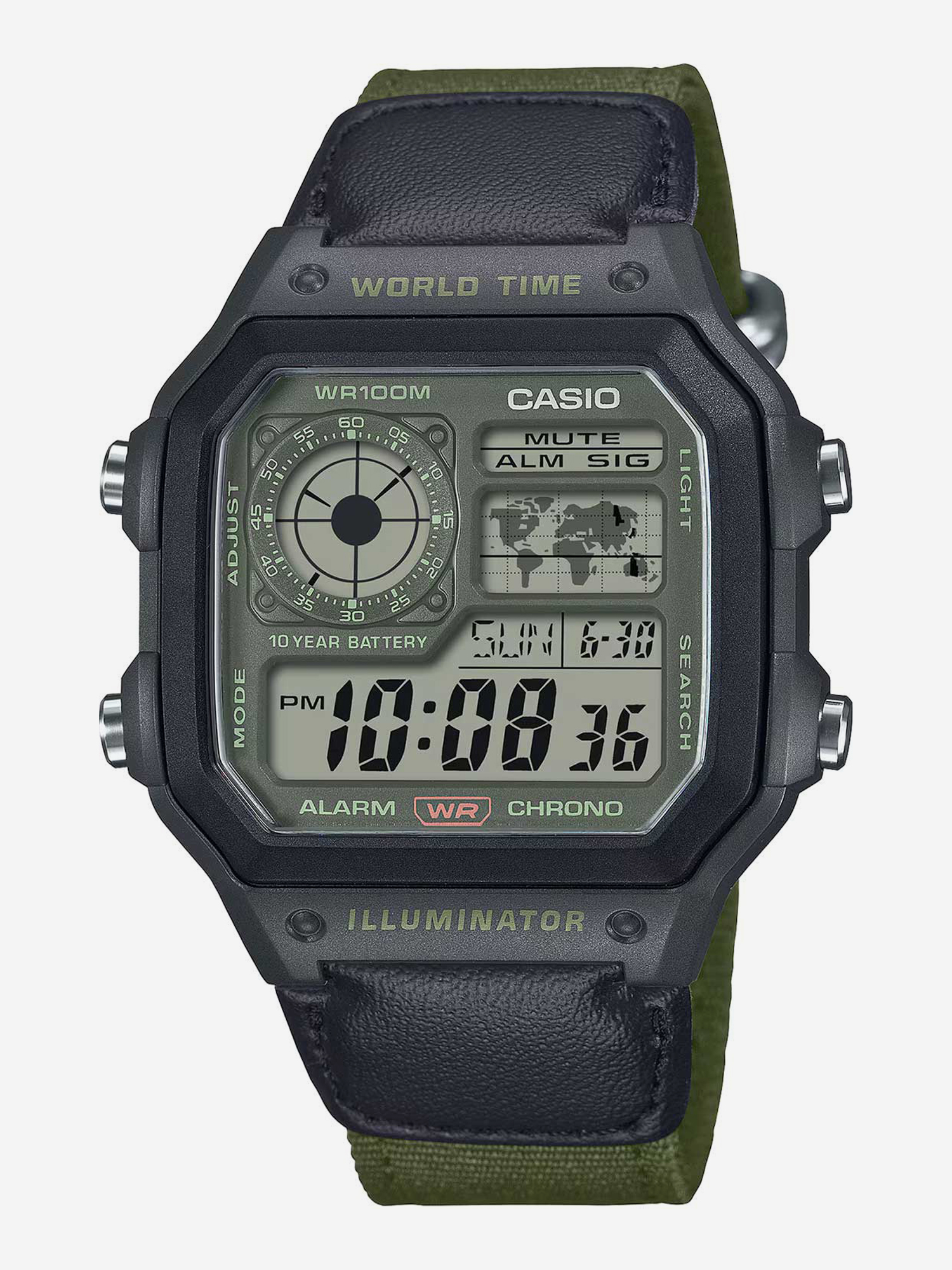 

Наручные часы Casio Collection AE-1200WHUB-3A, Черный