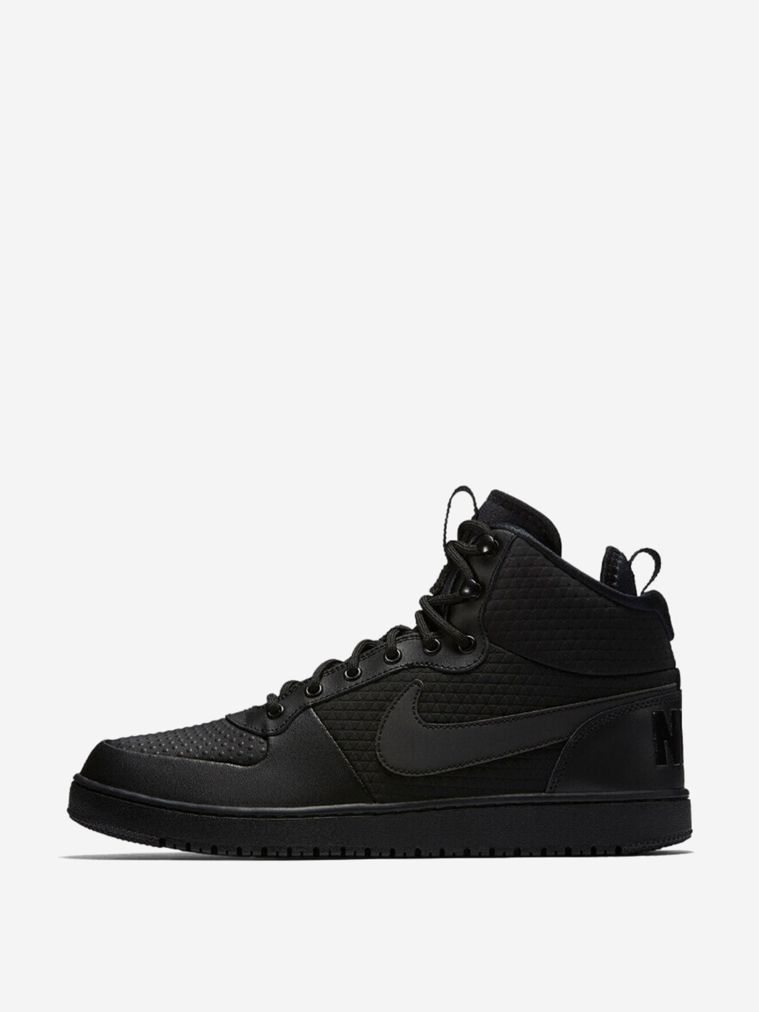 Изображение товара Кроссовки Nike Court Borough Mid Winter Triple Black мужские демисезонные