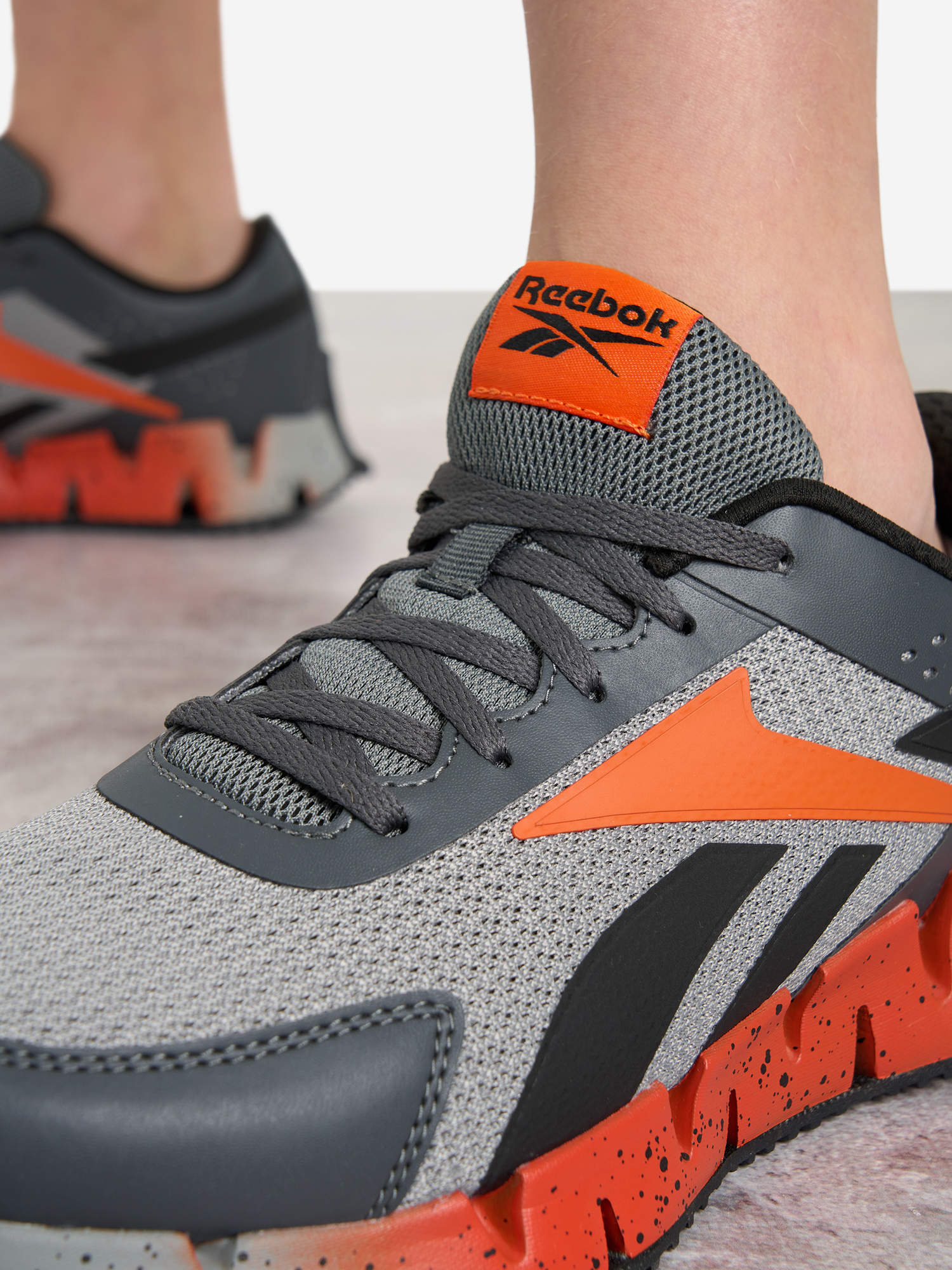 фото Кроссовки для мальчиков reebok zig dynamica 2.0, черный