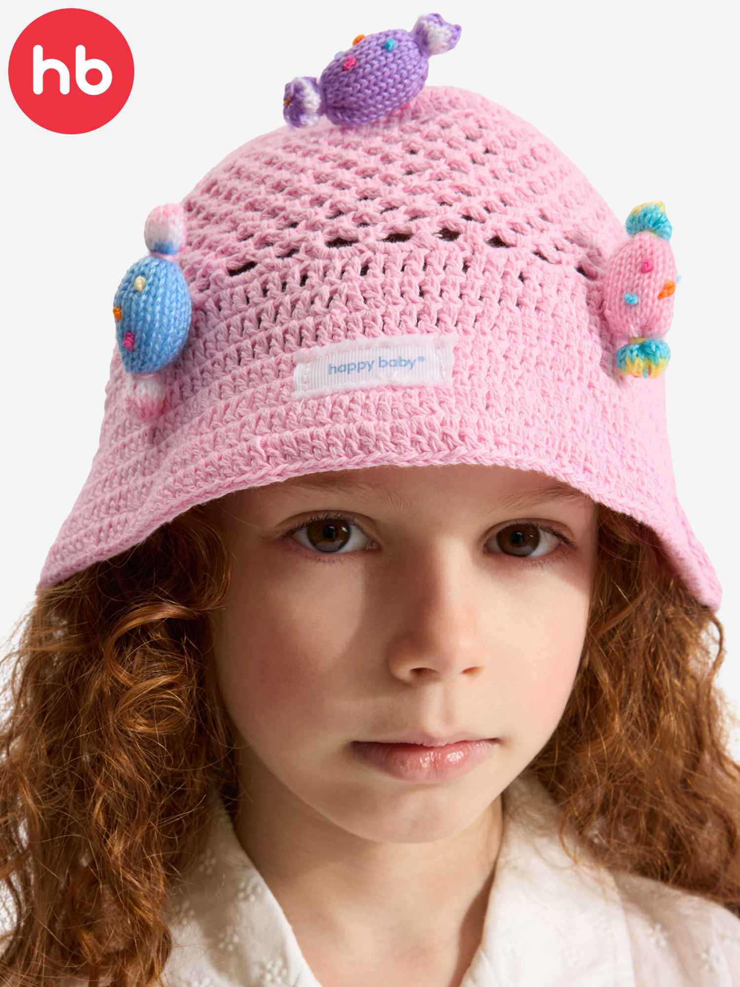 Изображение товара Панама детская HAPPY BABY, Розовый