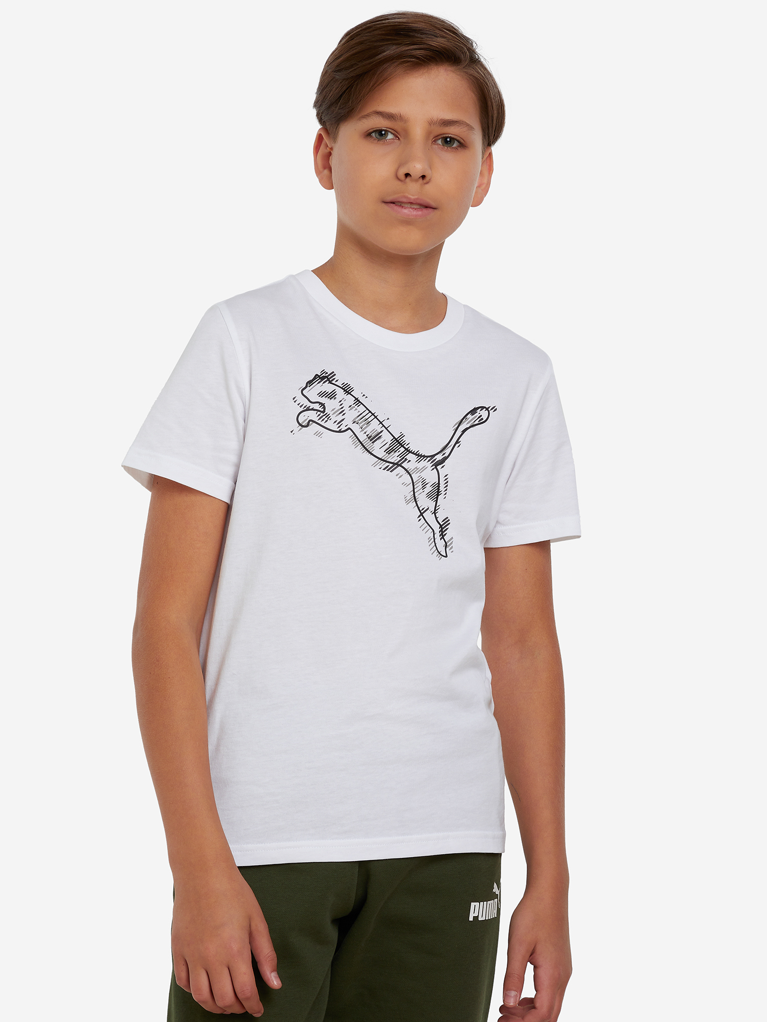 

Футболка для мальчиков PUMA Active Sports Graphic, Белый