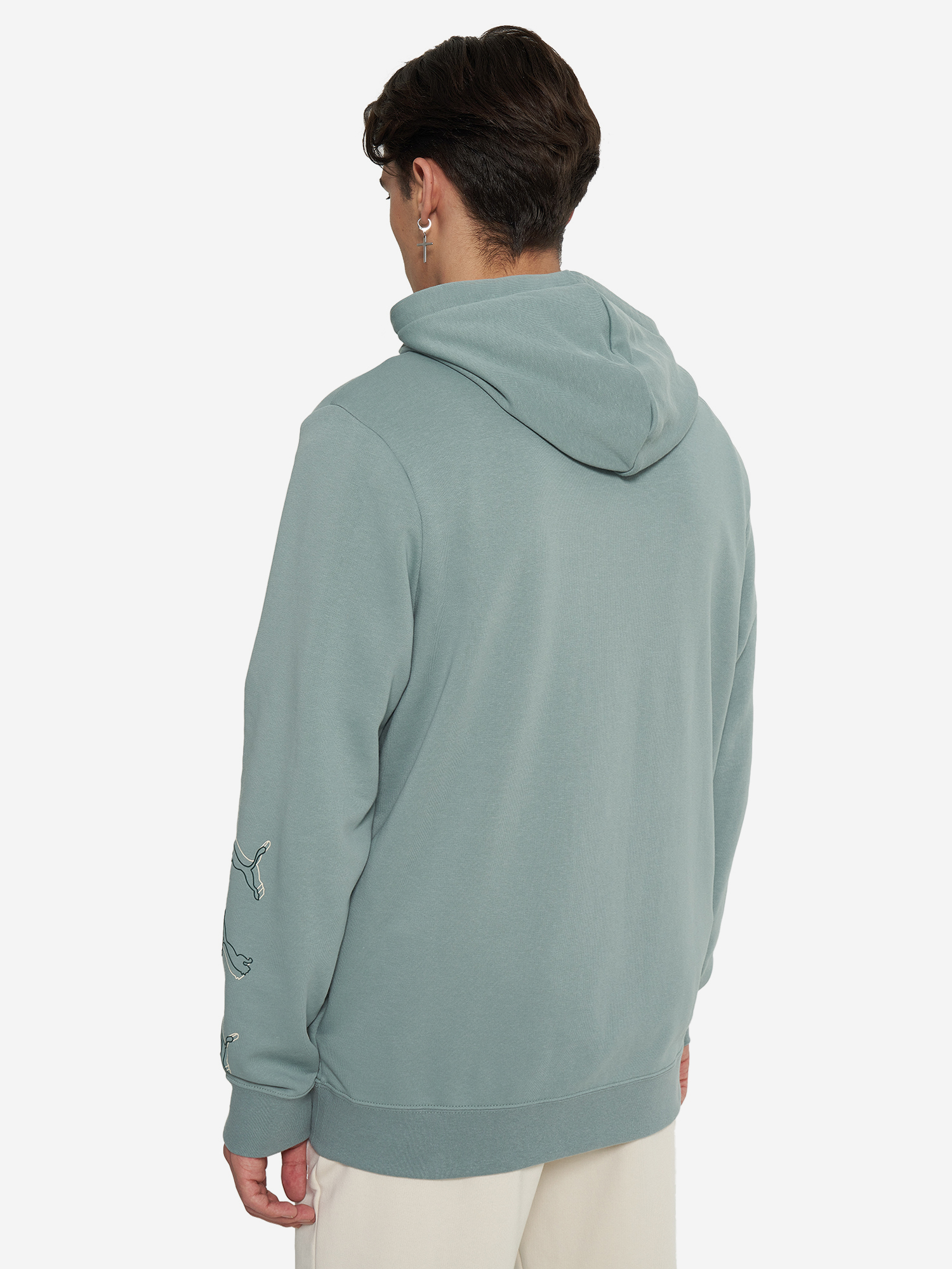 Худи мужское PUMA, Зеленый 3