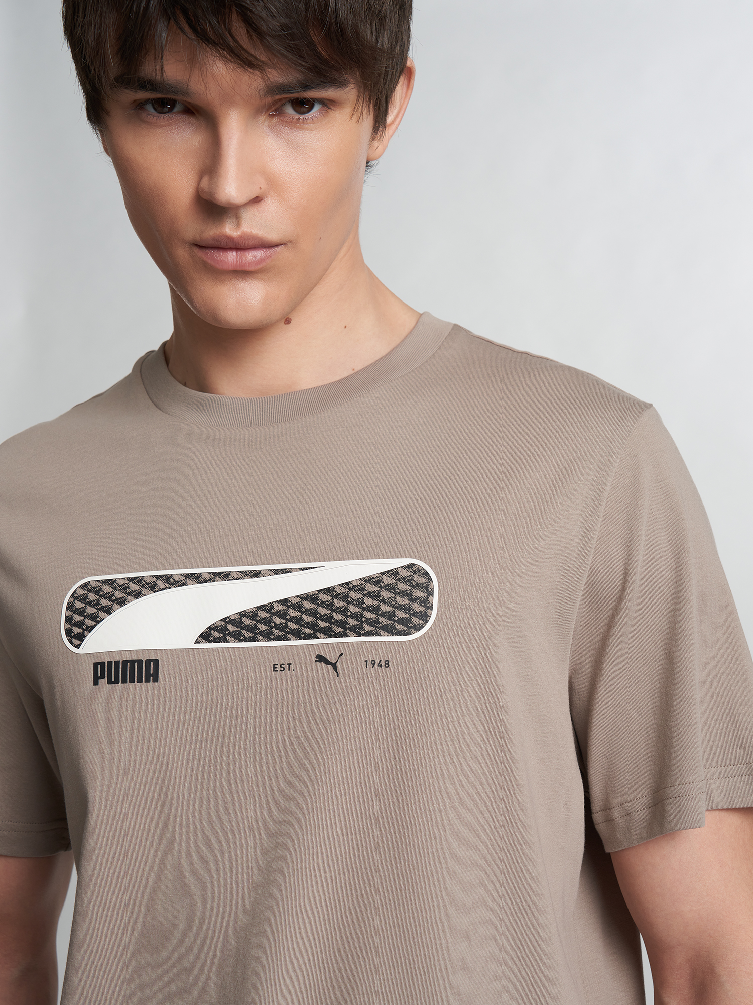 Футболка мужская PUMA Sport Logo Play, Серый 4