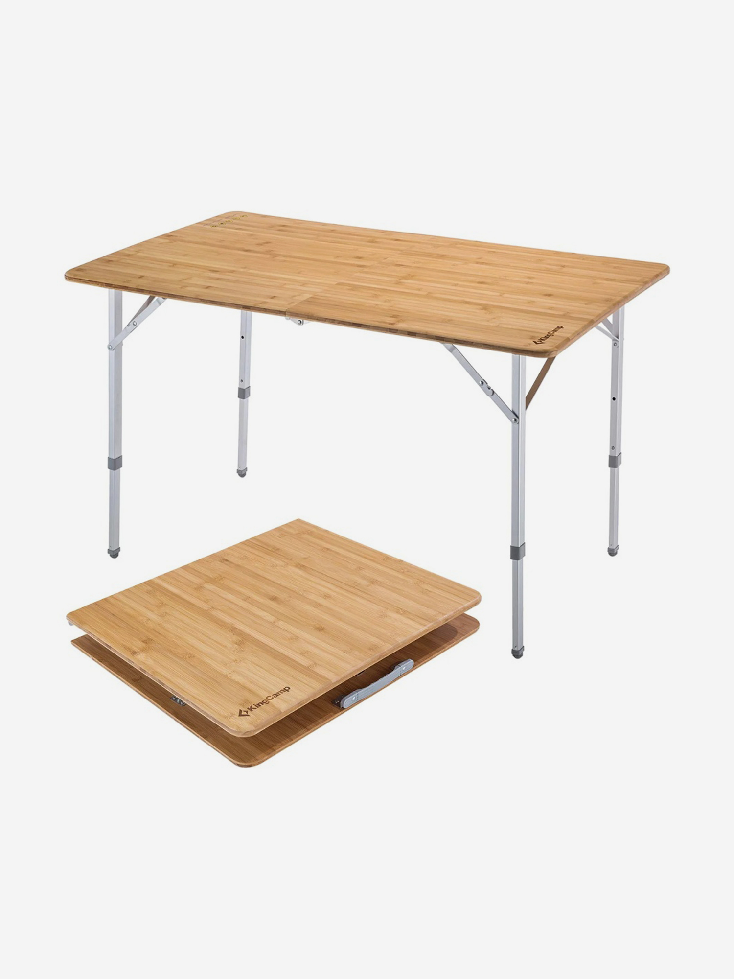 

Стол складной 3929 Bamboo Folding table, алюминий, 120Х70Х70 см, Бежевый