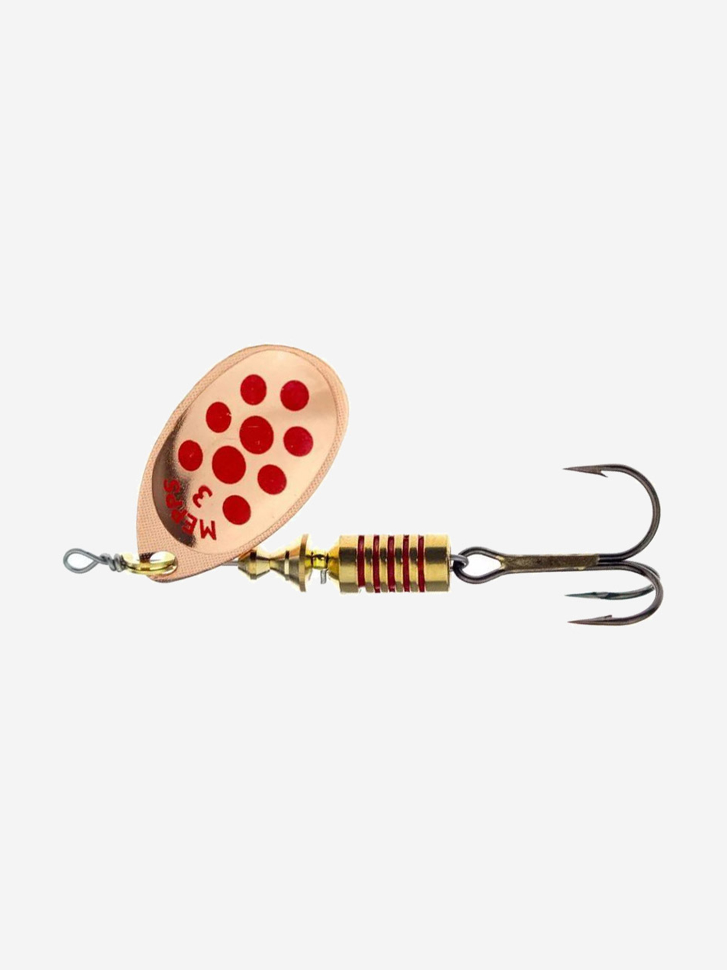 

Блесна для рыбалки вертушка Mepps AGLIA PTS, , Copper/Red dots, 1 штука, Коричневый