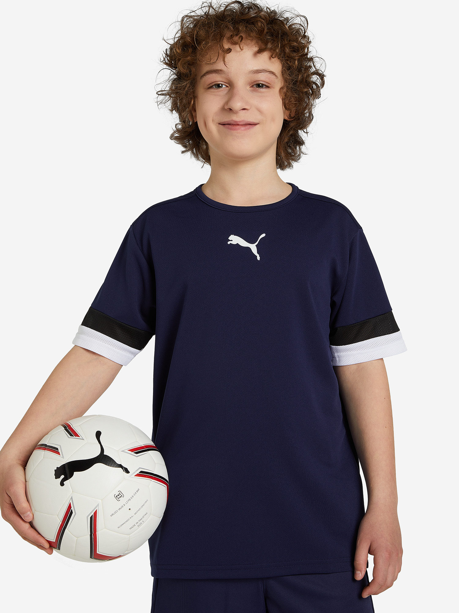 

Футболка для мальчиков PUMA teamRISE Jersey, Синий