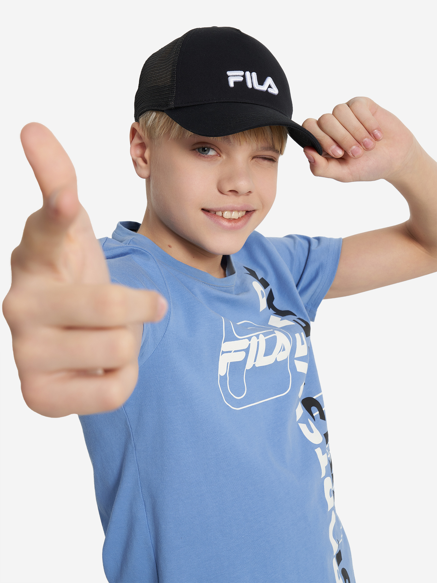 

Бейсболка для мальчиков FILA, Черный