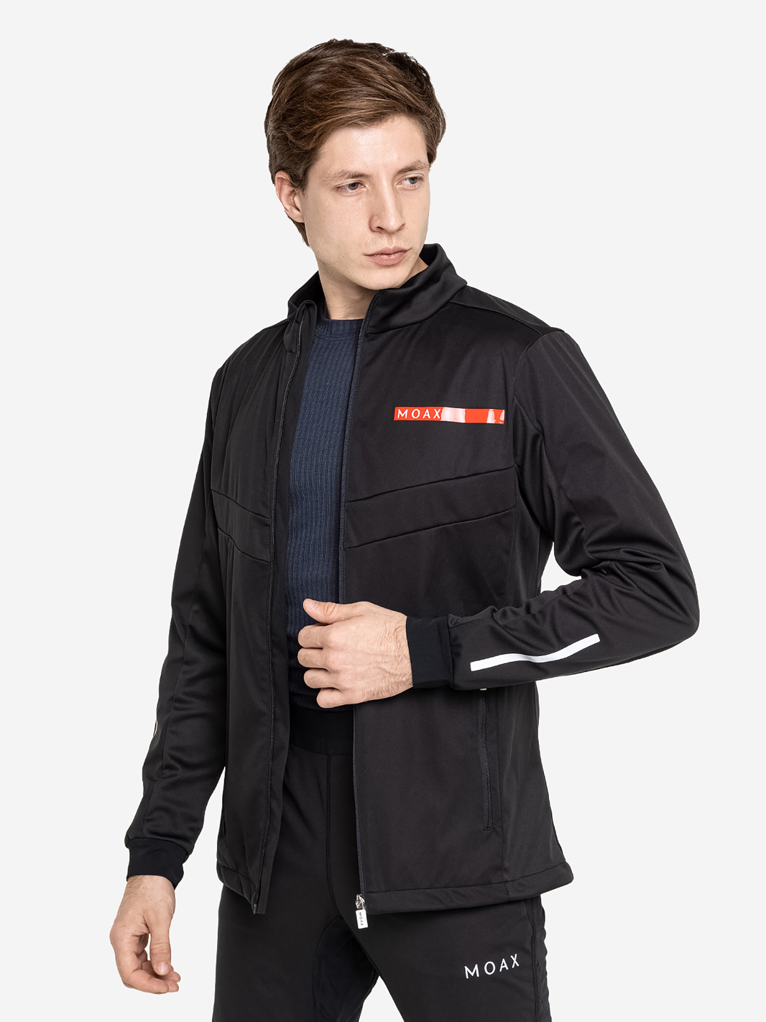 фото Куртка софтшелл мужская moaxsport sirius, черный
