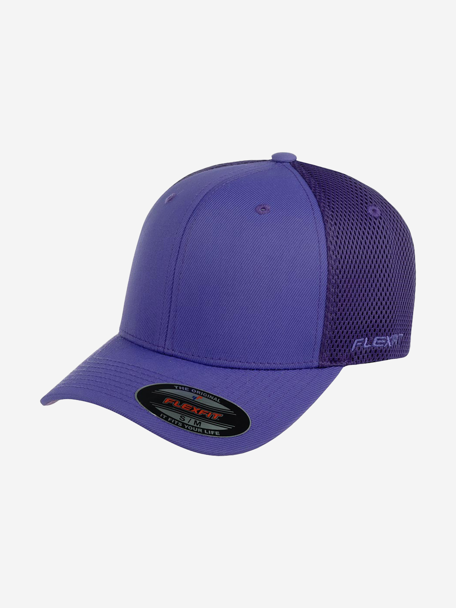 Бейсболка с сеточкой FLEXFIT 6533 (фиолетовый), Фиолетовый