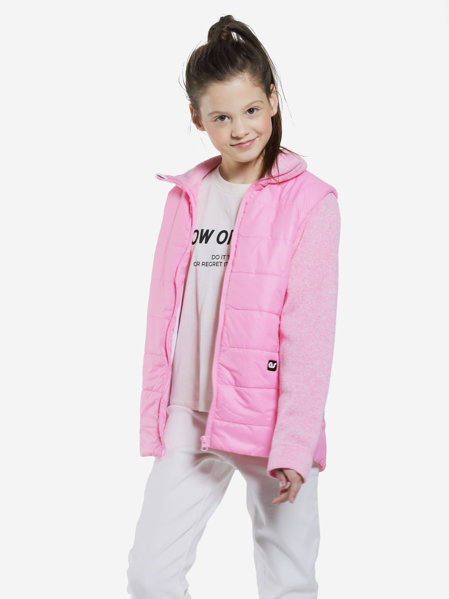 Куртка СофтшеллSoftShell поддева утеплепленная для девочки Artel, Розовый ветровка softshell для девочки artel розовый