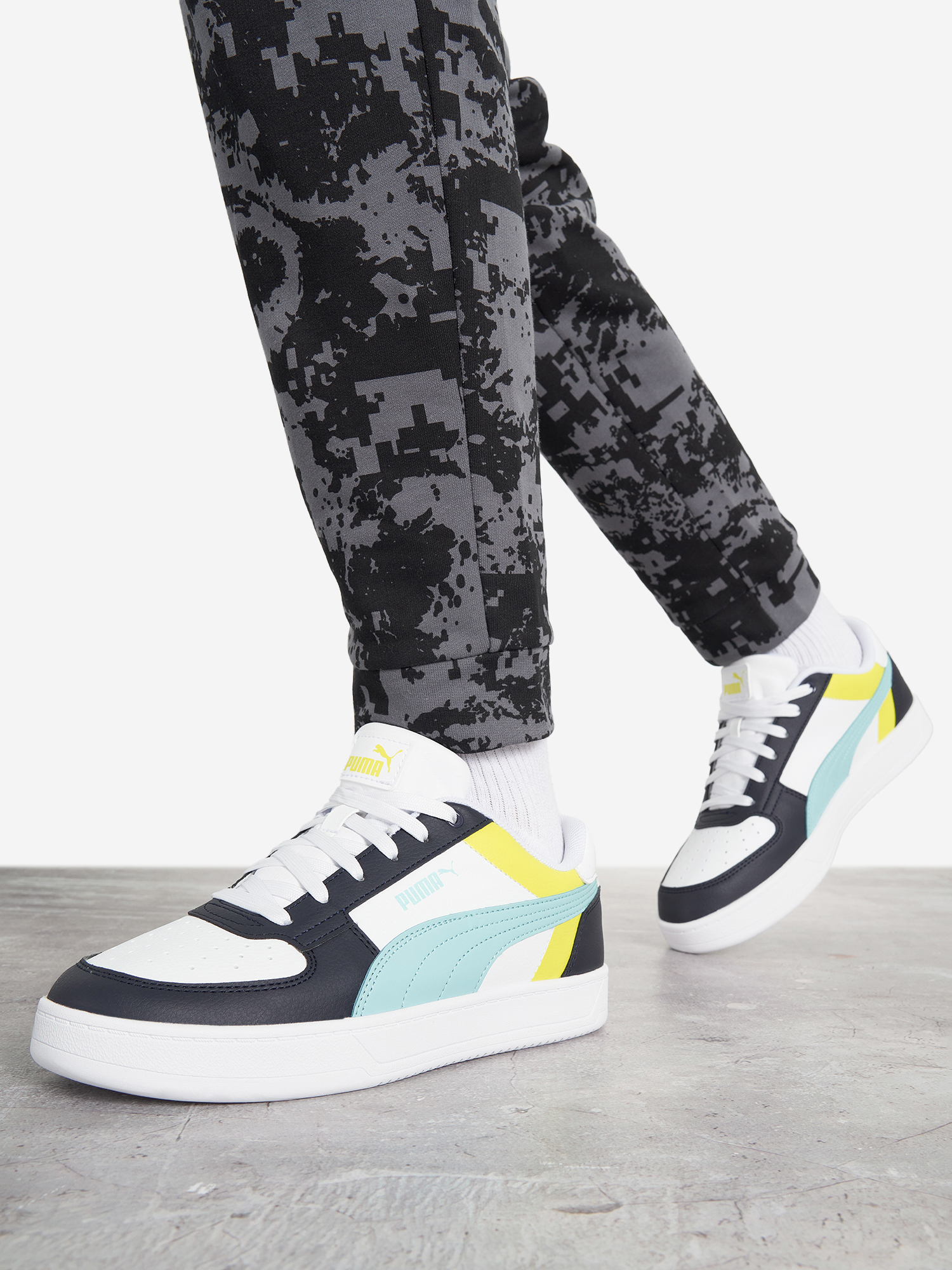 Кеды для мальчиков PUMA Caven 2.0 Block Jr, Белый