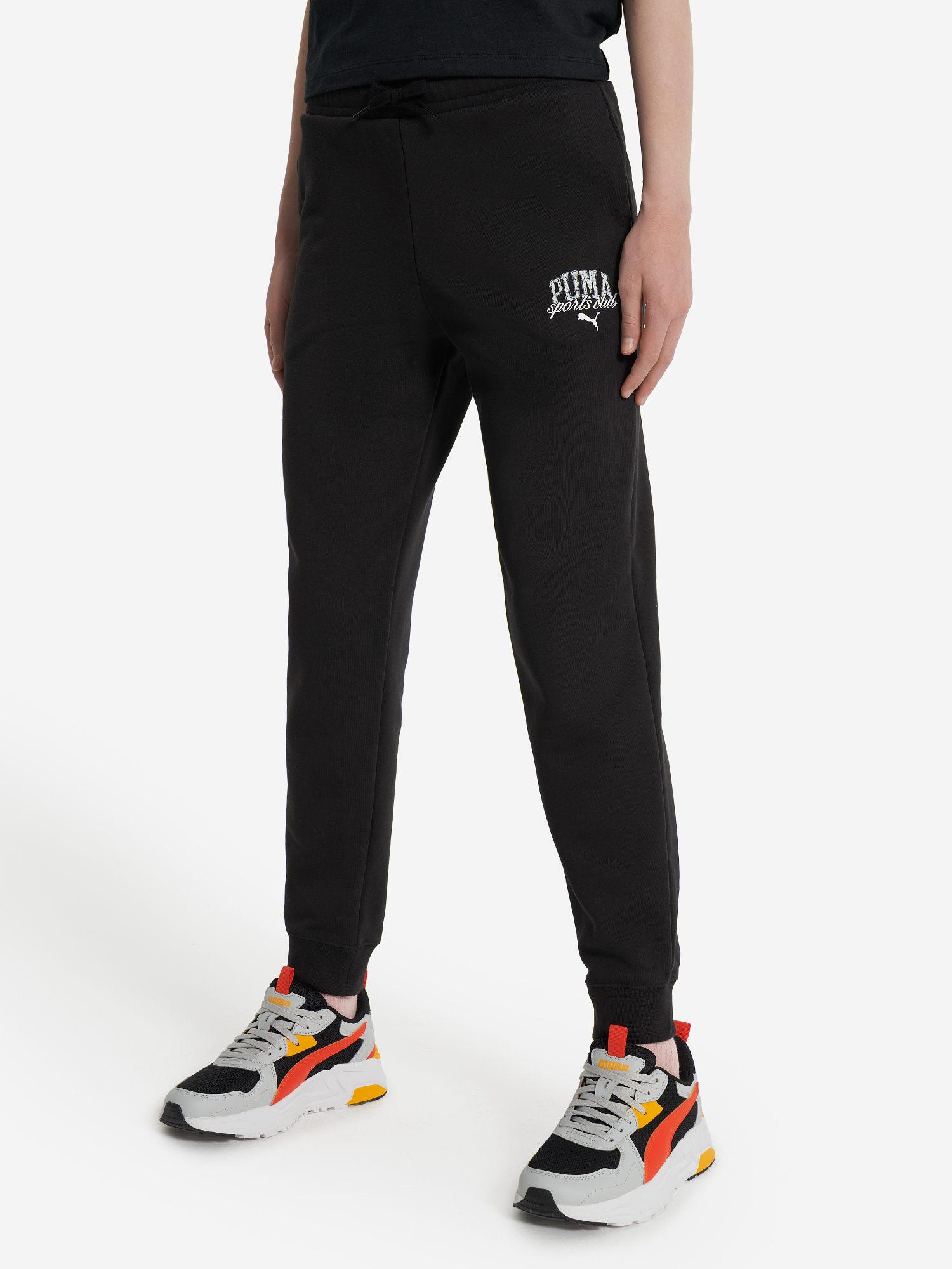 Брюки для девочек PUMA Classic, Черный 2