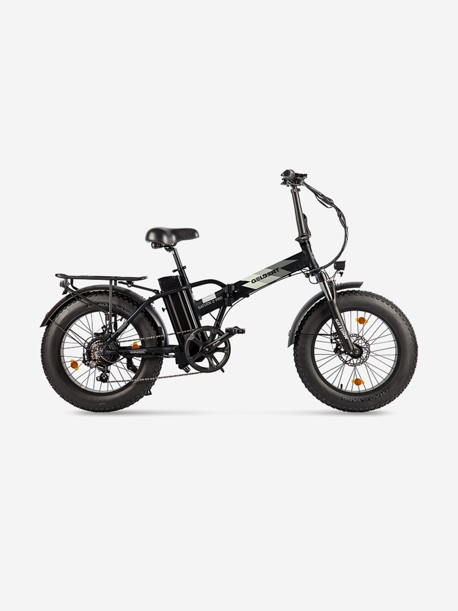 Изображение товара Электровелосипед Gelbert Saturn 2 PRO с полным амортизатором 7 скоростей