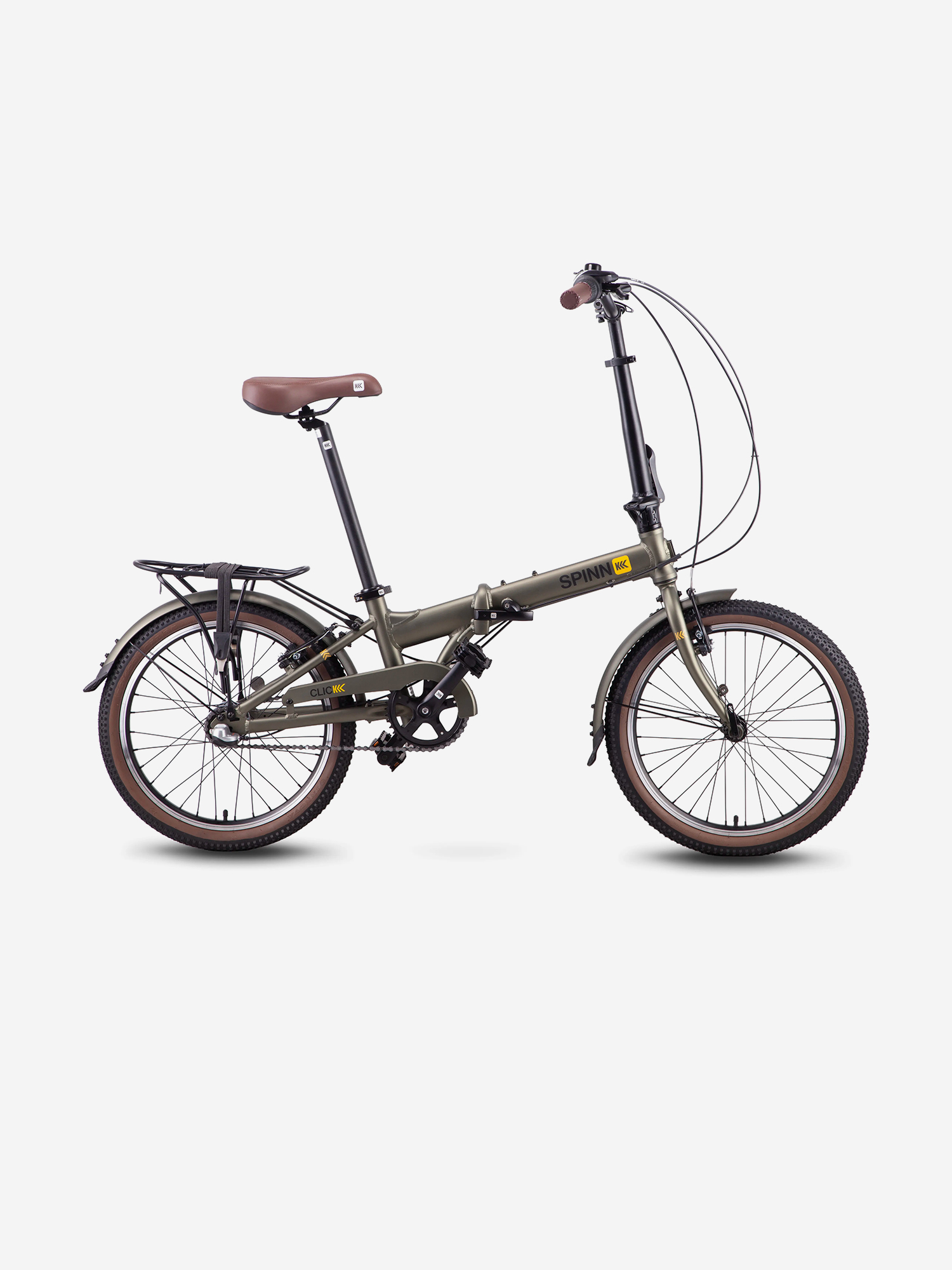 Изображение товара Складной велосипед Spinn Click Compact Man 3i 20" Khaki, Хаки Изображение товара Складной велосипед Spinn Click Compact Man 3i 20" Khaki, Хаки