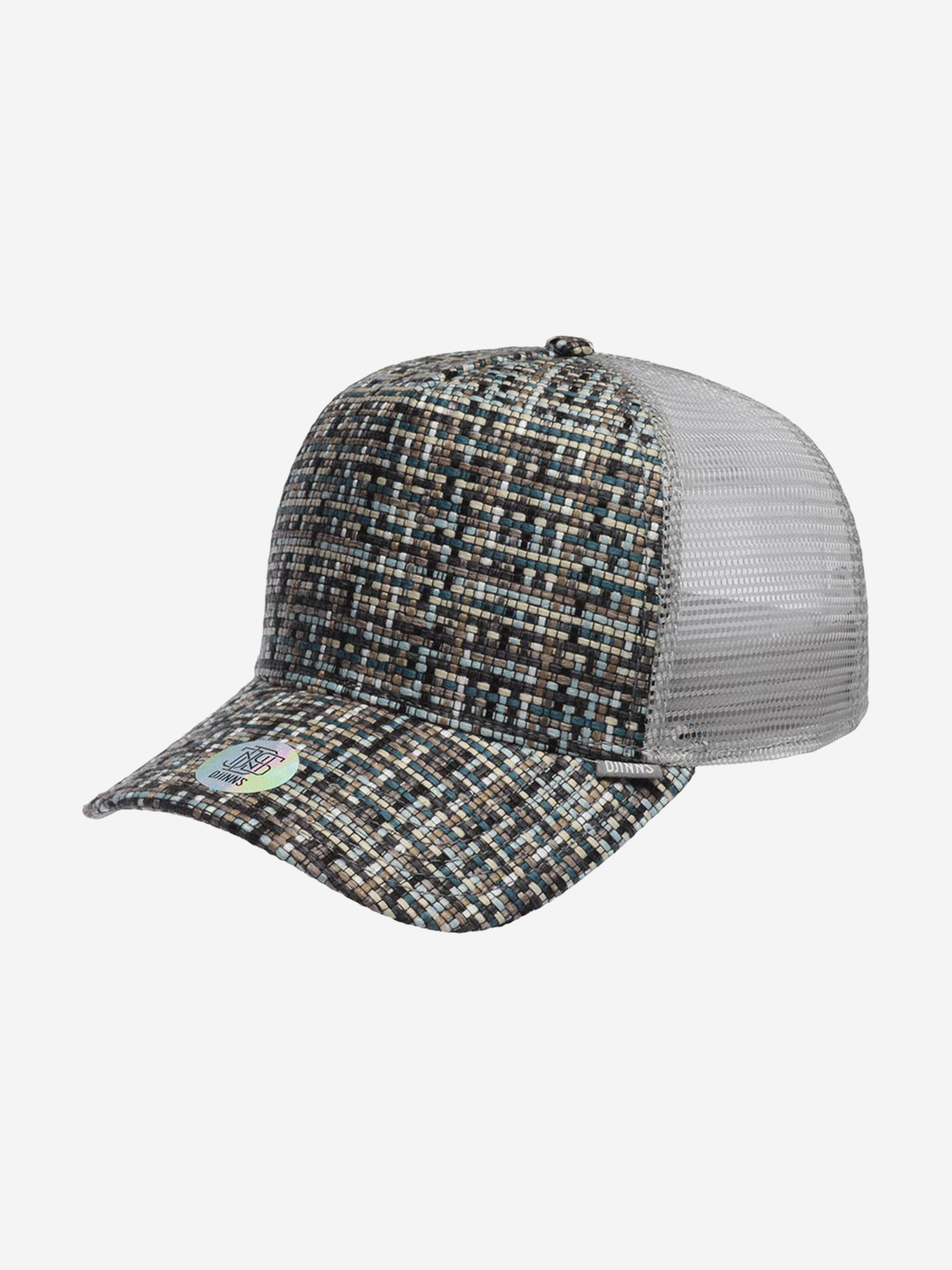 Изображение товара Бейсболка с сеточкой DJINNS HFT Bubble Tweed Серый