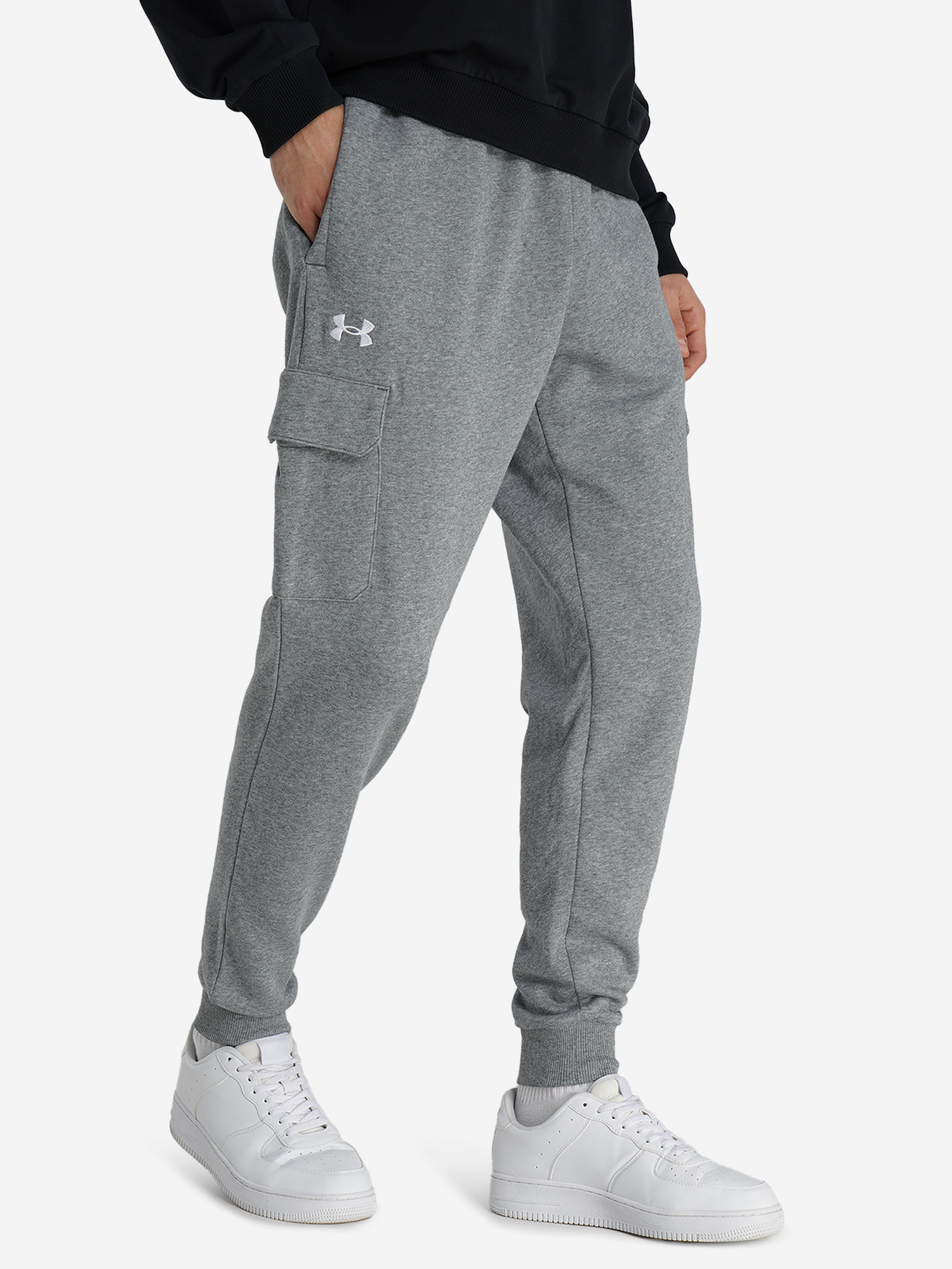 Брюки мужские Under Armour Rival, серый, арт. 1382134u0f-026