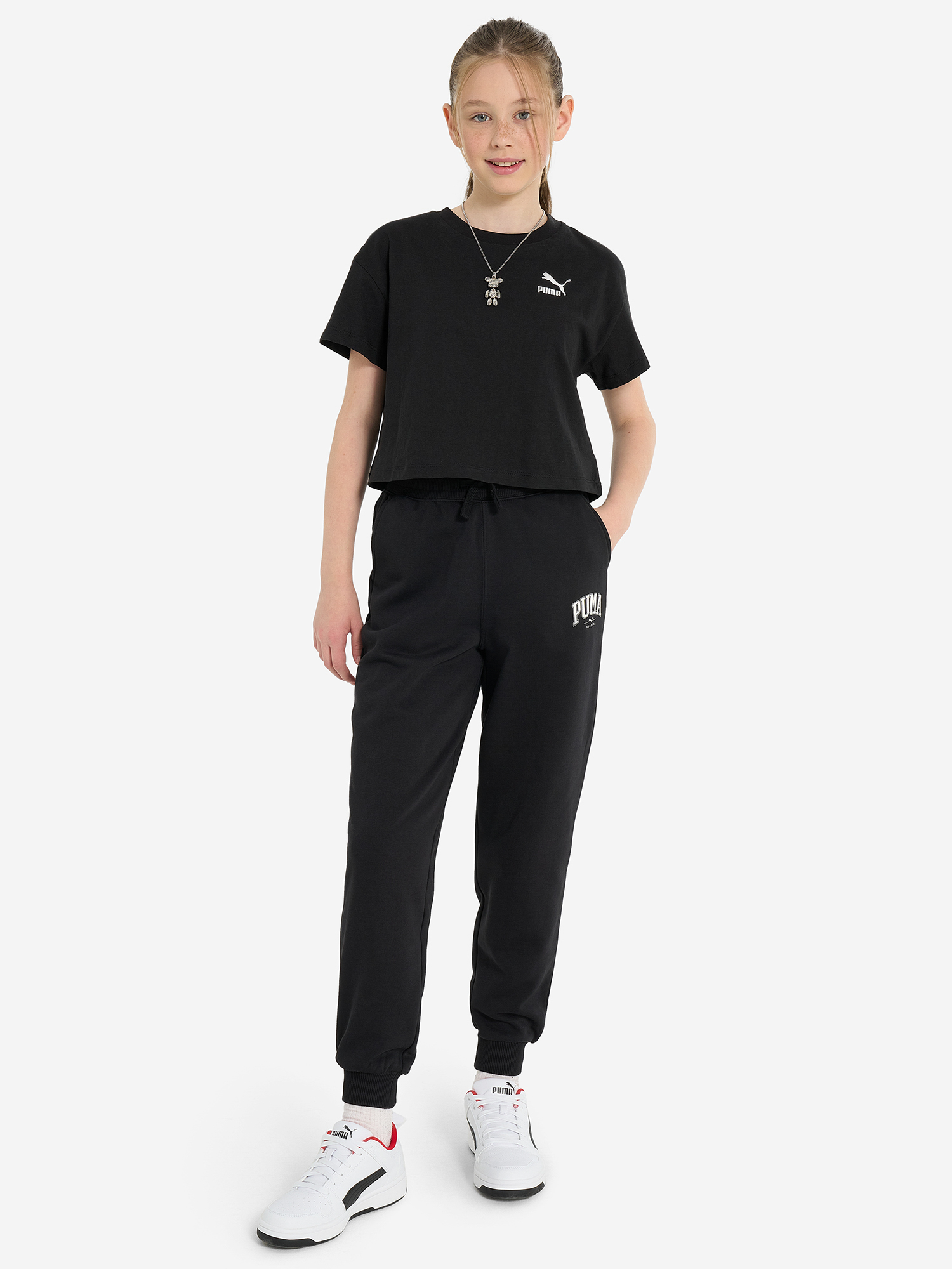 Футболка для девочек PUMA Better Classic, Черный 4